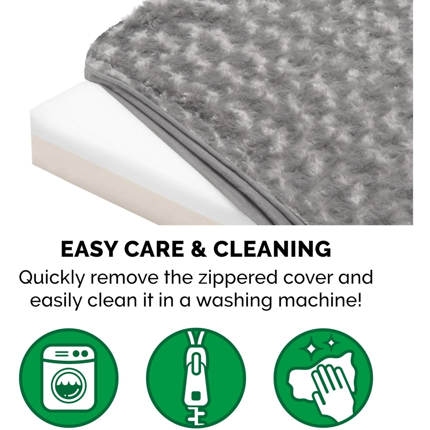 FurHaven NAP Deluxe Memory Foam Pillow Dog Bed With Removable Cover - Image 7