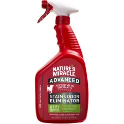 Nature's Miracle Advanced Dog Enzymatic Stain Remover & Odor Eliminator Spray, 32-oz Bottle