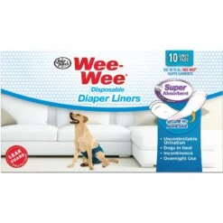 Wee-Wee Disposable Dog Diaper Super Absorbent Liner Pads