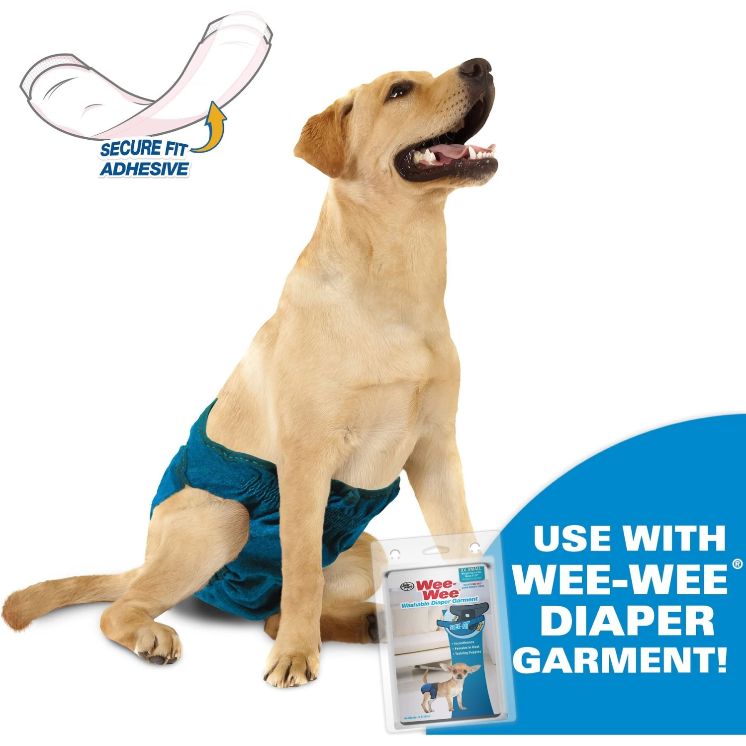 Wee-Wee Disposable Dog Diaper Super Absorbent Liner Pads - Image 5