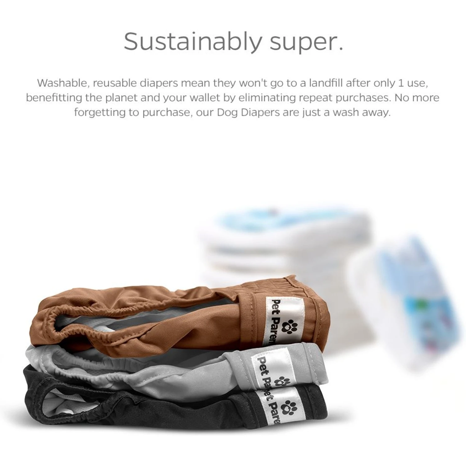 Pet Parents Washable Male & Female Dog Diapers + Extendrs - Image 8