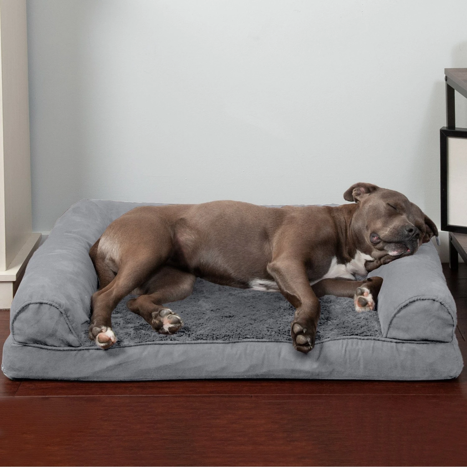 FurHaven Plush & Suede Orthopedic Sofa Cat & Dog Bed