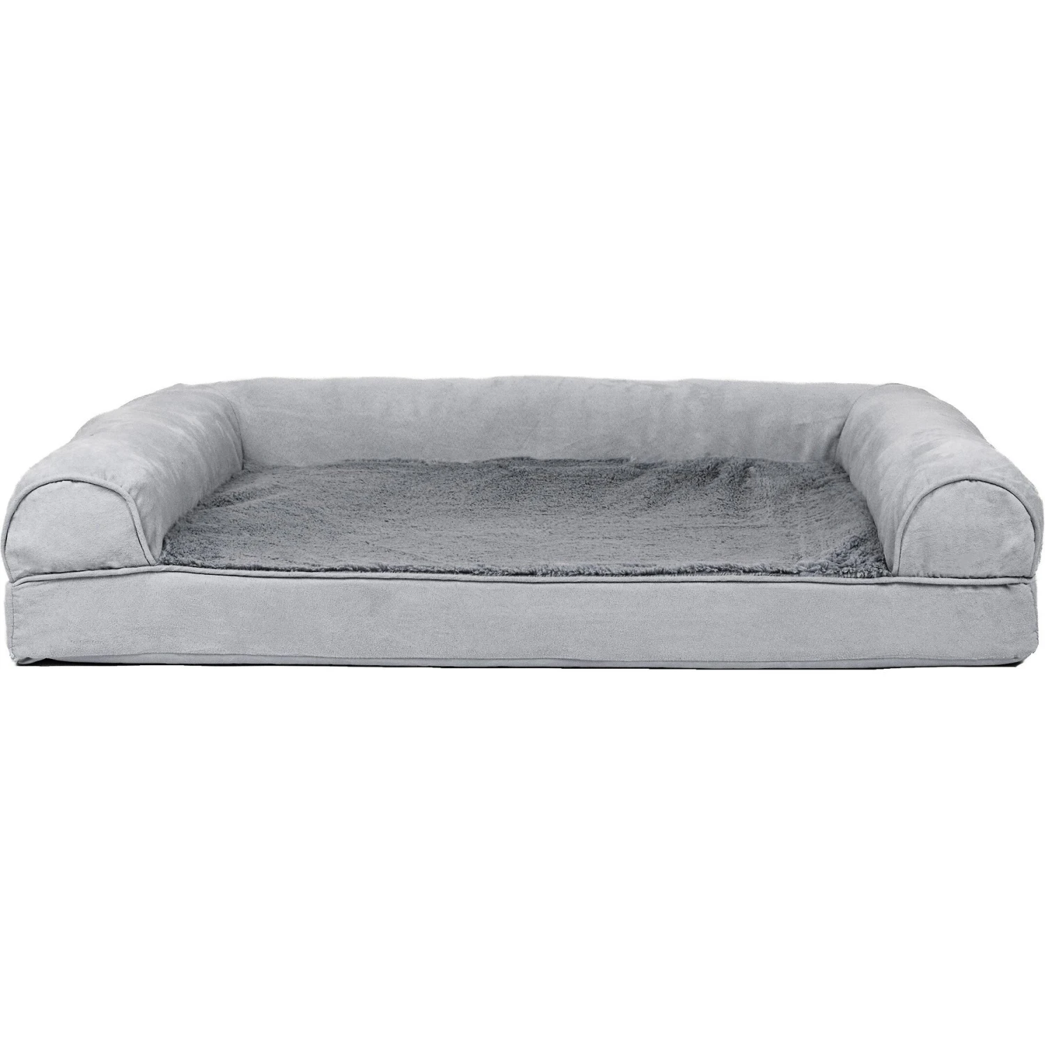FurHaven Plush & Suede Orthopedic Sofa Cat & Dog Bed - Image 3