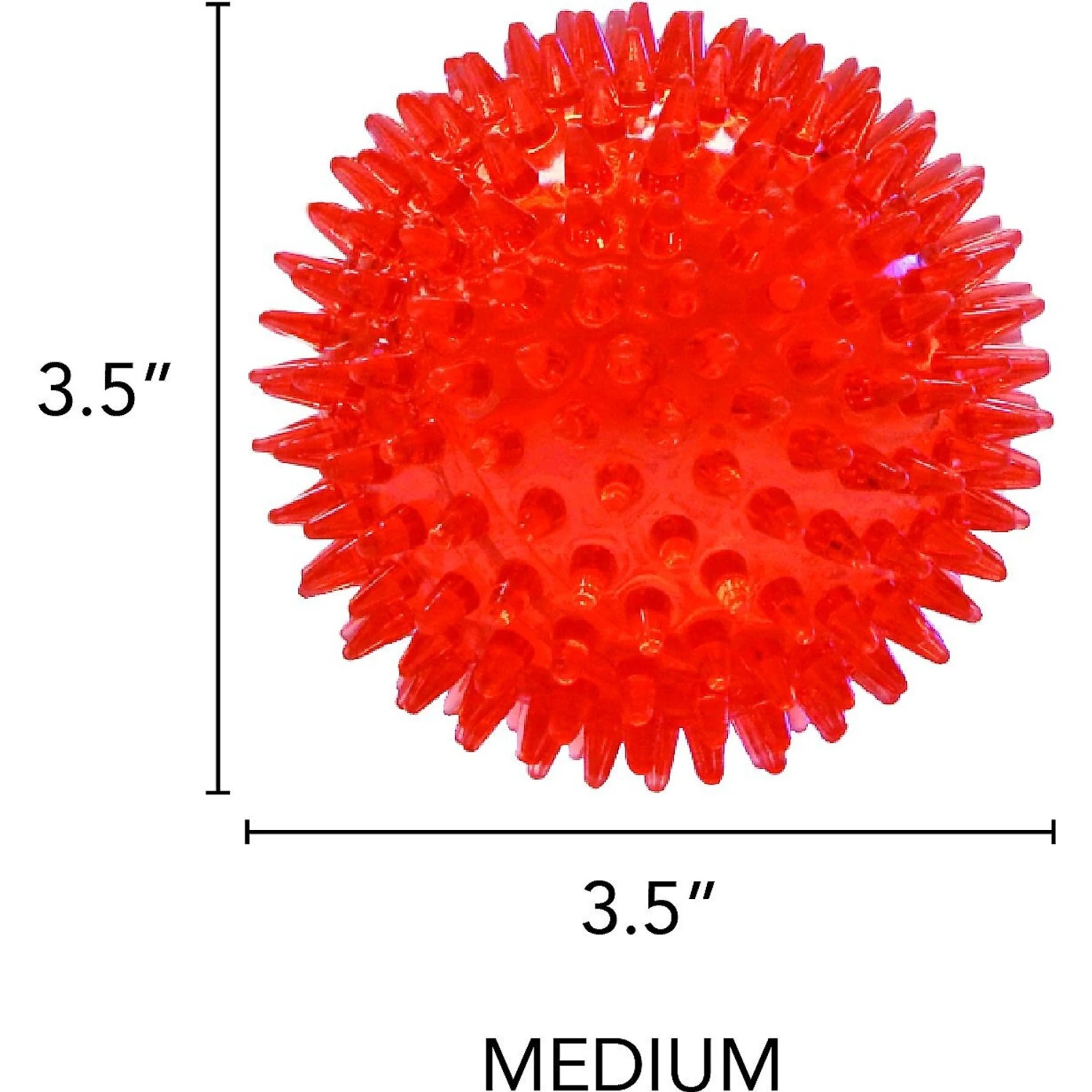 Gnawsome Squeaker Ball Dog Toy, Color Varies - Image 6