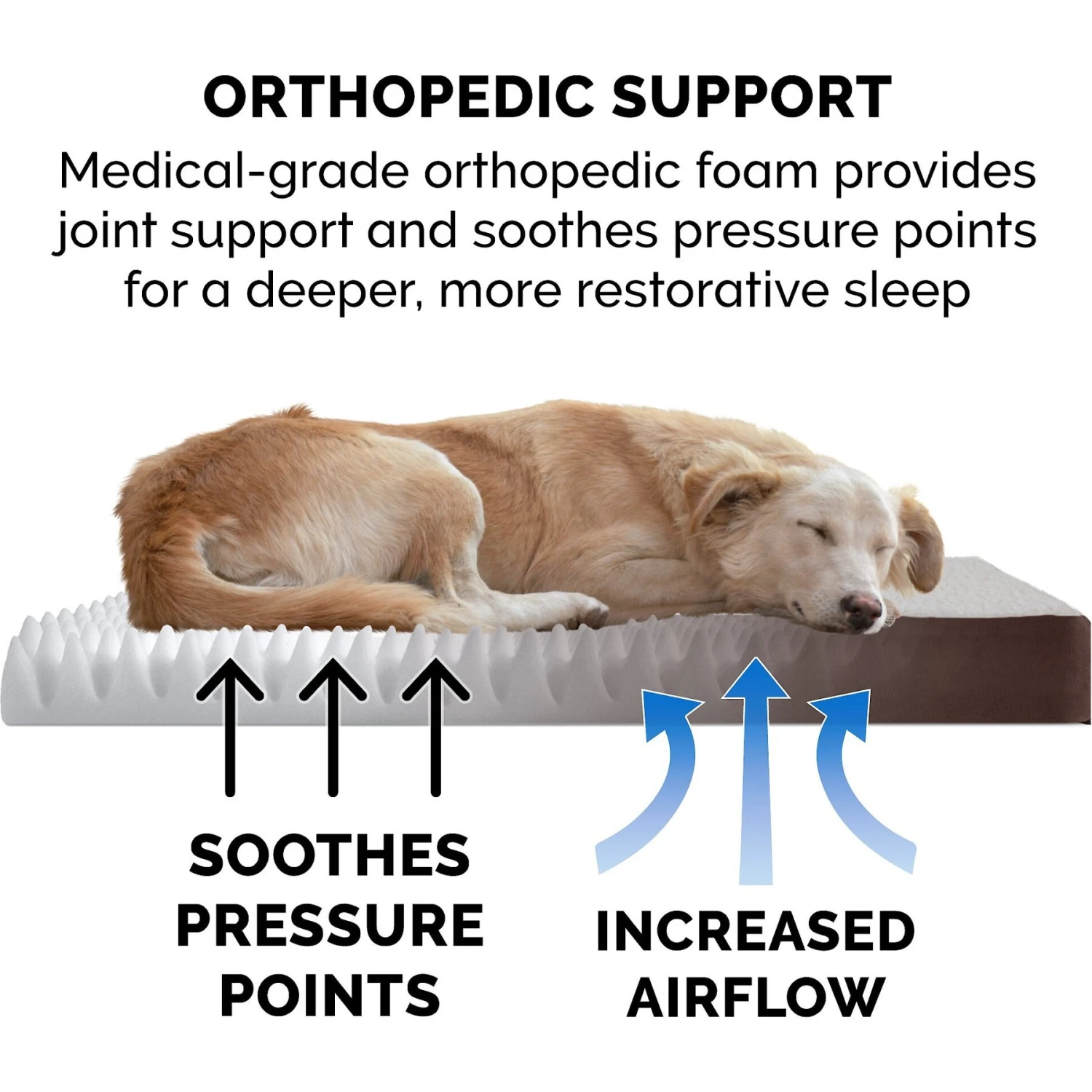 FurHaven Faux Sheepskin & Suede Deluxe Orthopedic Cat & Dog Bed With Removable Cover - Image 7