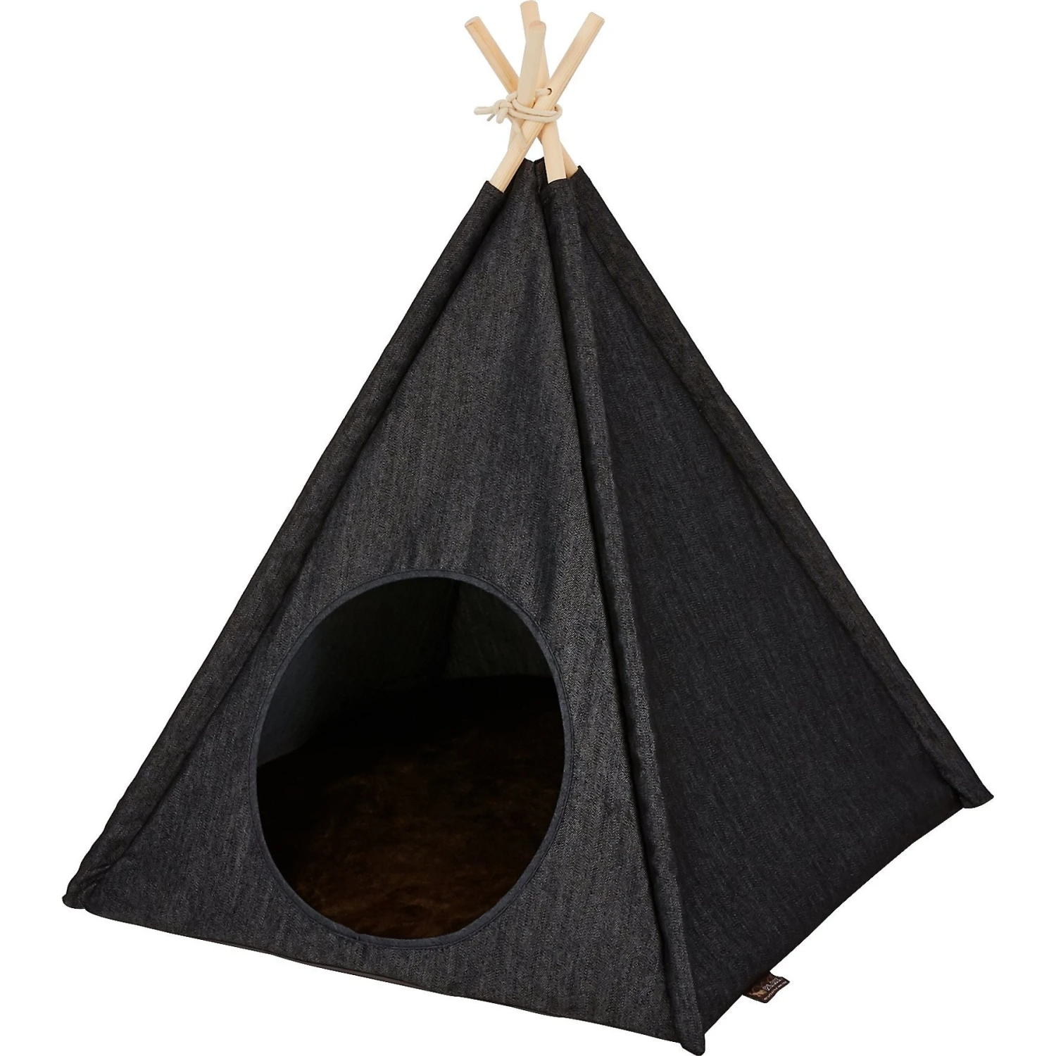 P.L.A.Y. Pet Lifestyle And You Teepee Tent Covered Cat & Dog Bed - Image 2