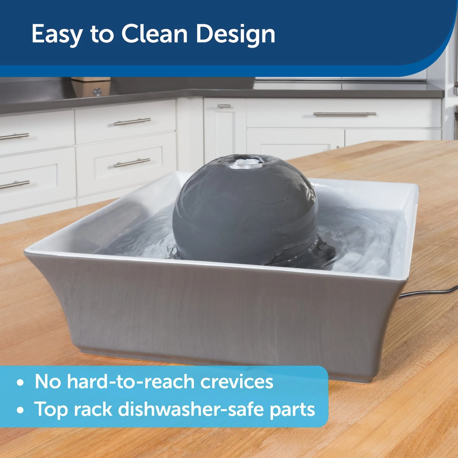 PetSafe Drinkwell Seascape Ceramic Dog & Cat Fountain - Image 5