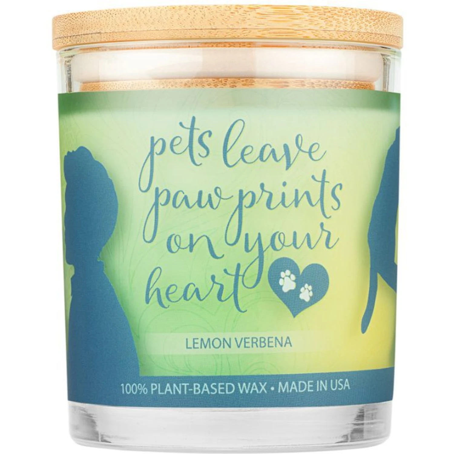 Pet House Lemon & Verbena Natural Plant-Based Wax Candle