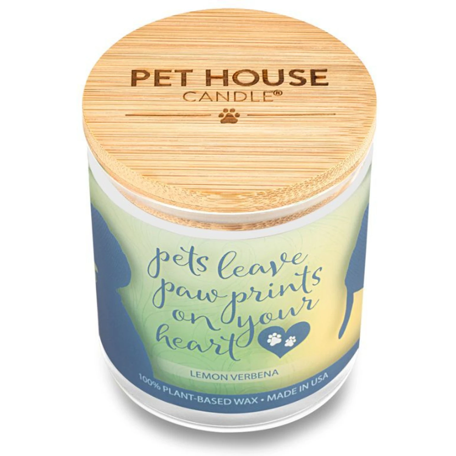 Pet House Lemon & Verbena Natural Plant-Based Wax Candle - Image 2
