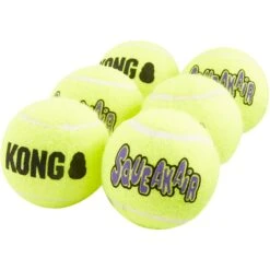 KONG SqueakAir Balls Packs Dog Toy, Medium, 6 Count
