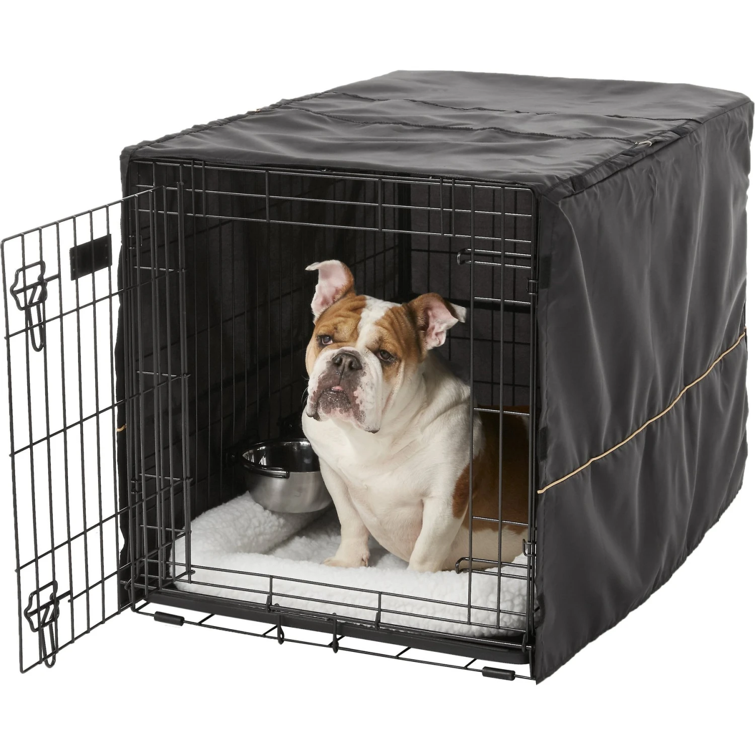 MidWest ICrate Double Door Collapsible Wire Dog Crate Kit - Image 4