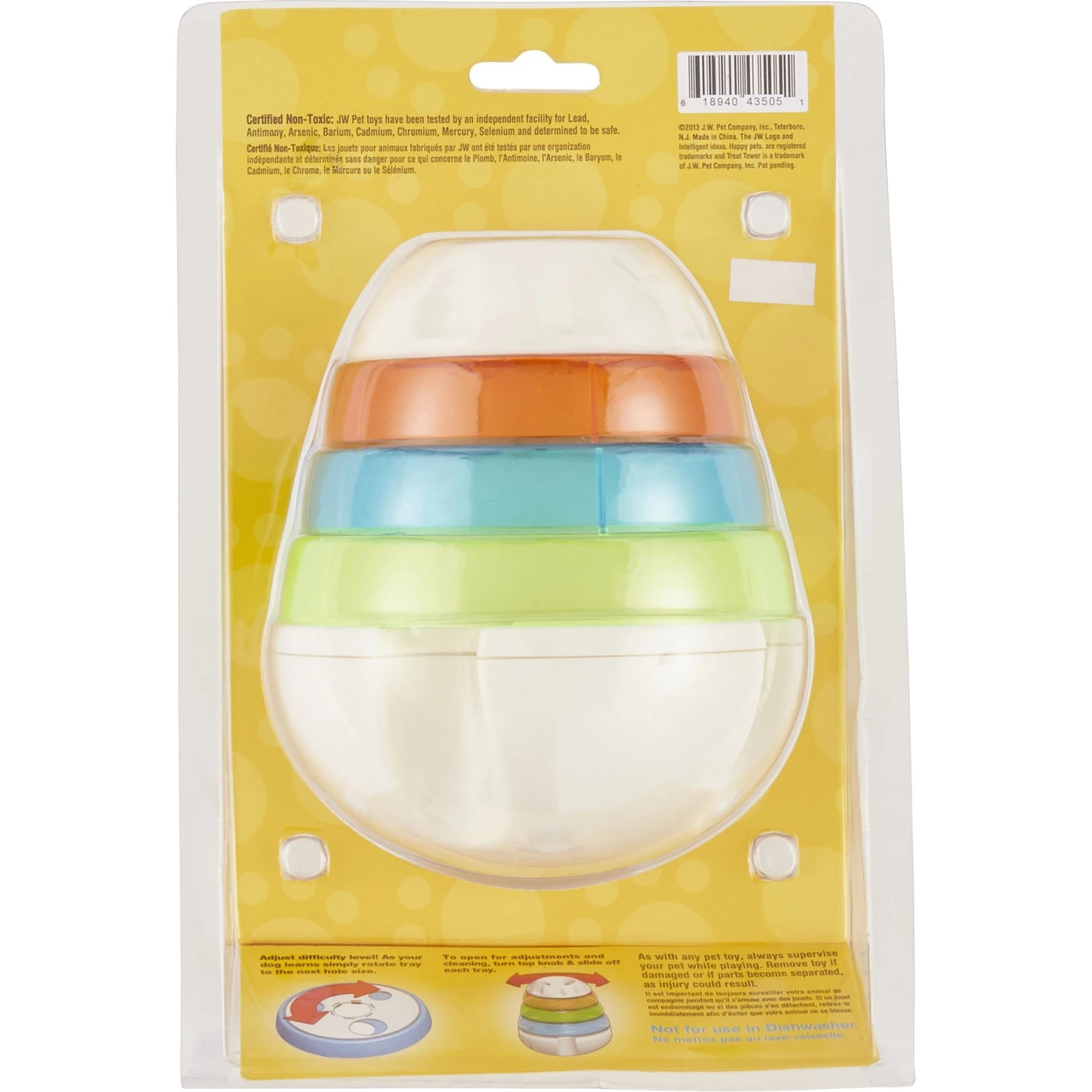 JW Pet Treat Tower Dog Toy - Image 4