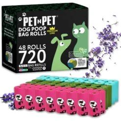 PET N PET Lavender Scented Dog Poop Bags