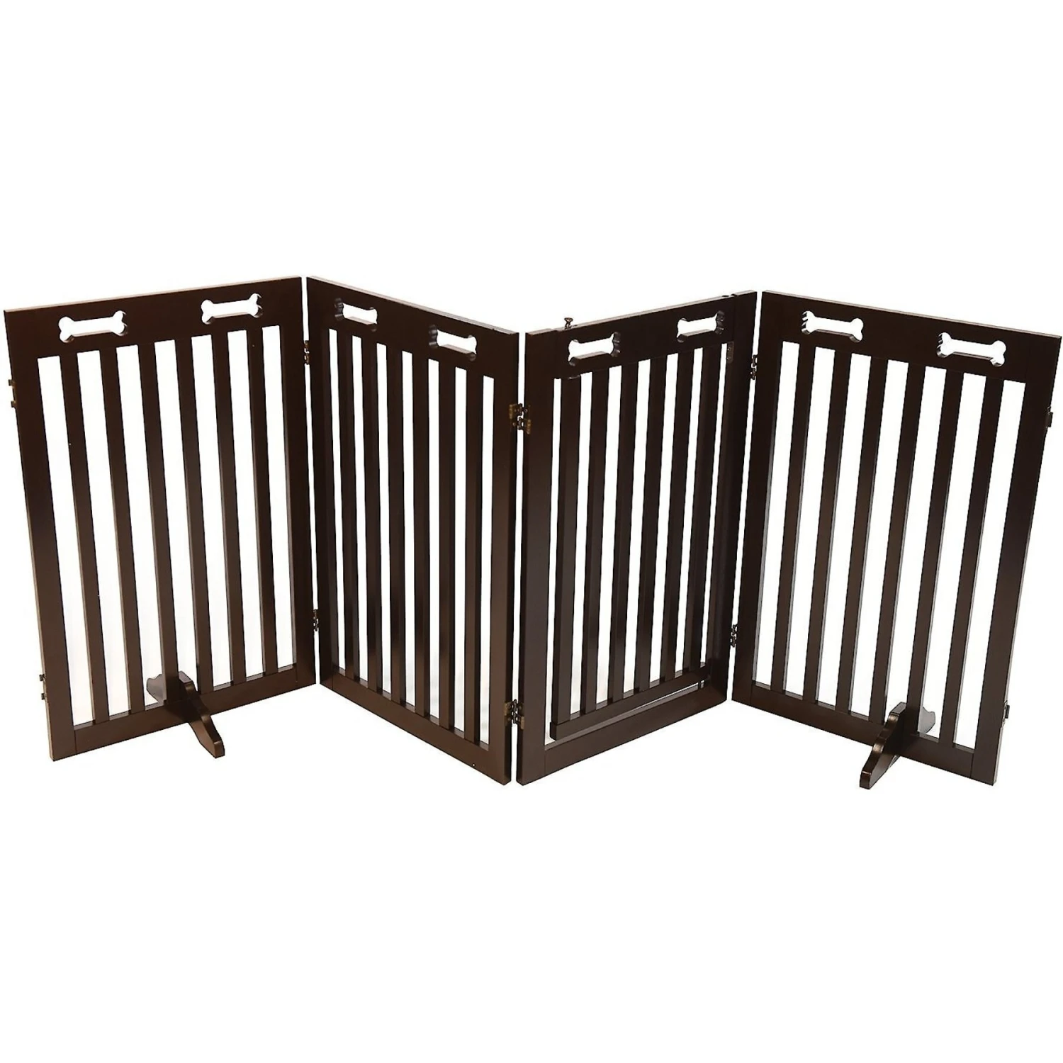 Arf Pets Free-Standing Walk-Through Wood Dog & Cat Gate - Image 2