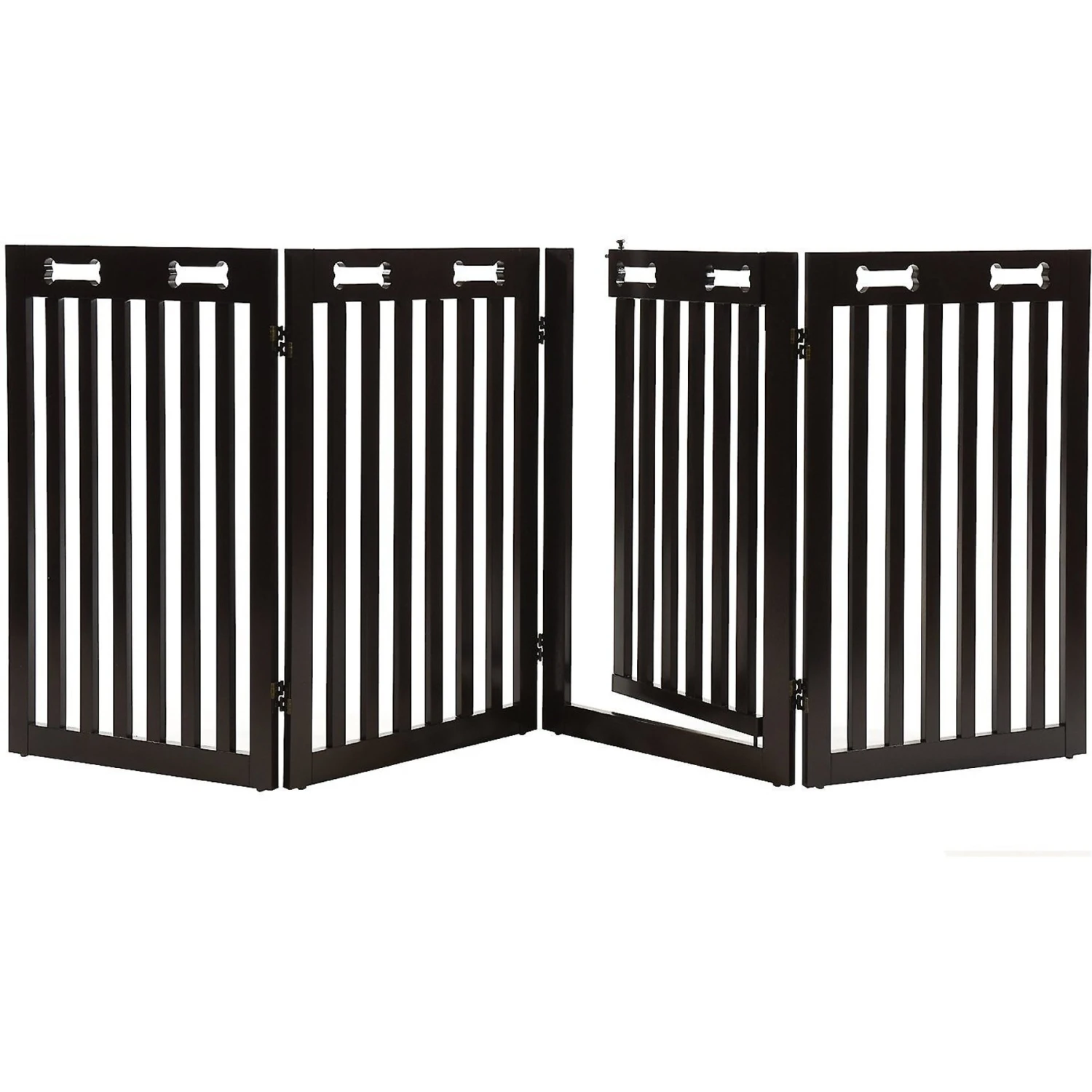 Arf Pets Free-Standing Walk-Through Wood Dog & Cat Gate - Image 3