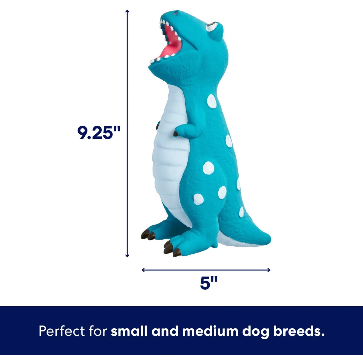 Frisco Dinosaur Latex Squeaky Dog Toy - Image 2