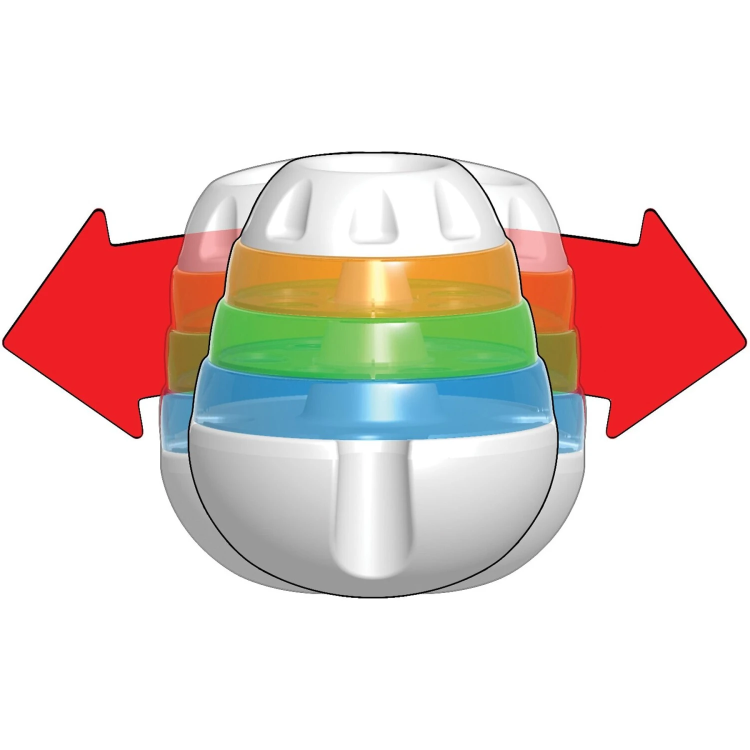 JW Pet Treat Tower Treat Dispensing Dog Toy - Image 3