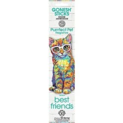 Gonesh Best Friends Purrrfect Pet Incense Sticks, 30 Count