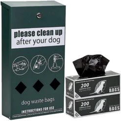 Zero Waste USA Starter Station Pet Waste Roll Bag System, 400 Bags