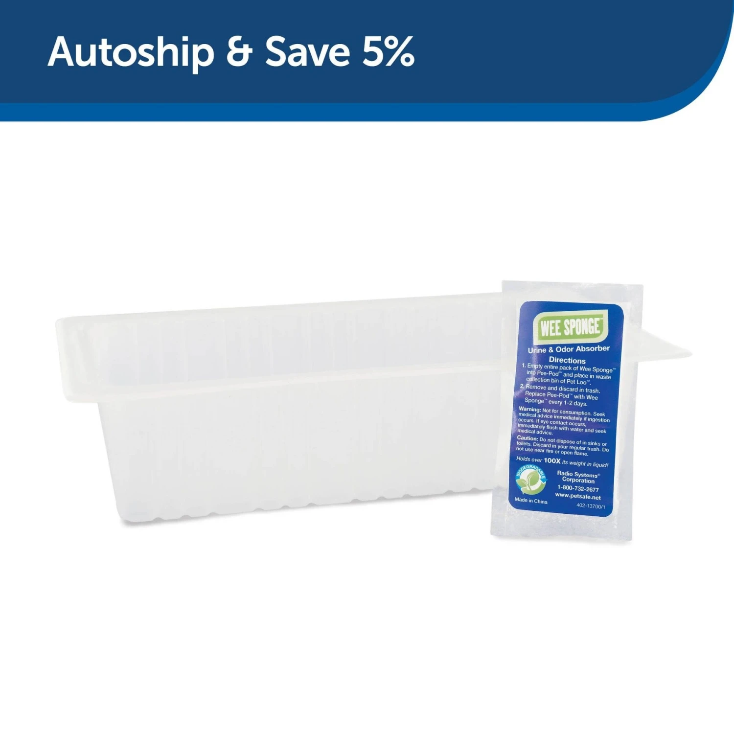 PetSafe Pet Loo Portable Dog Potty Pee Pod & Wee Sponge Disposal Kit, 7 Count - Image 5