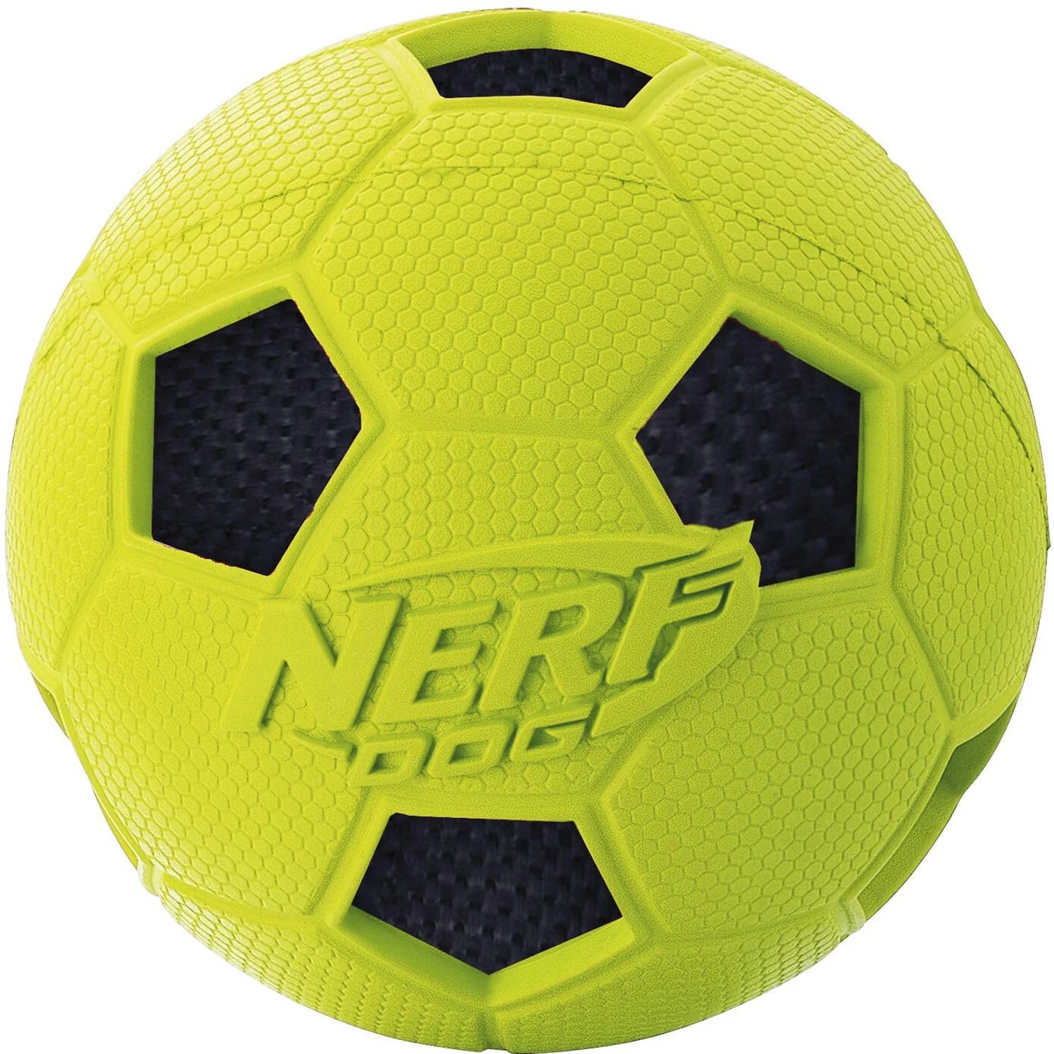 Nerf Dog Crunch Soccer Ball Dog Toy, 2 Count - Image 2