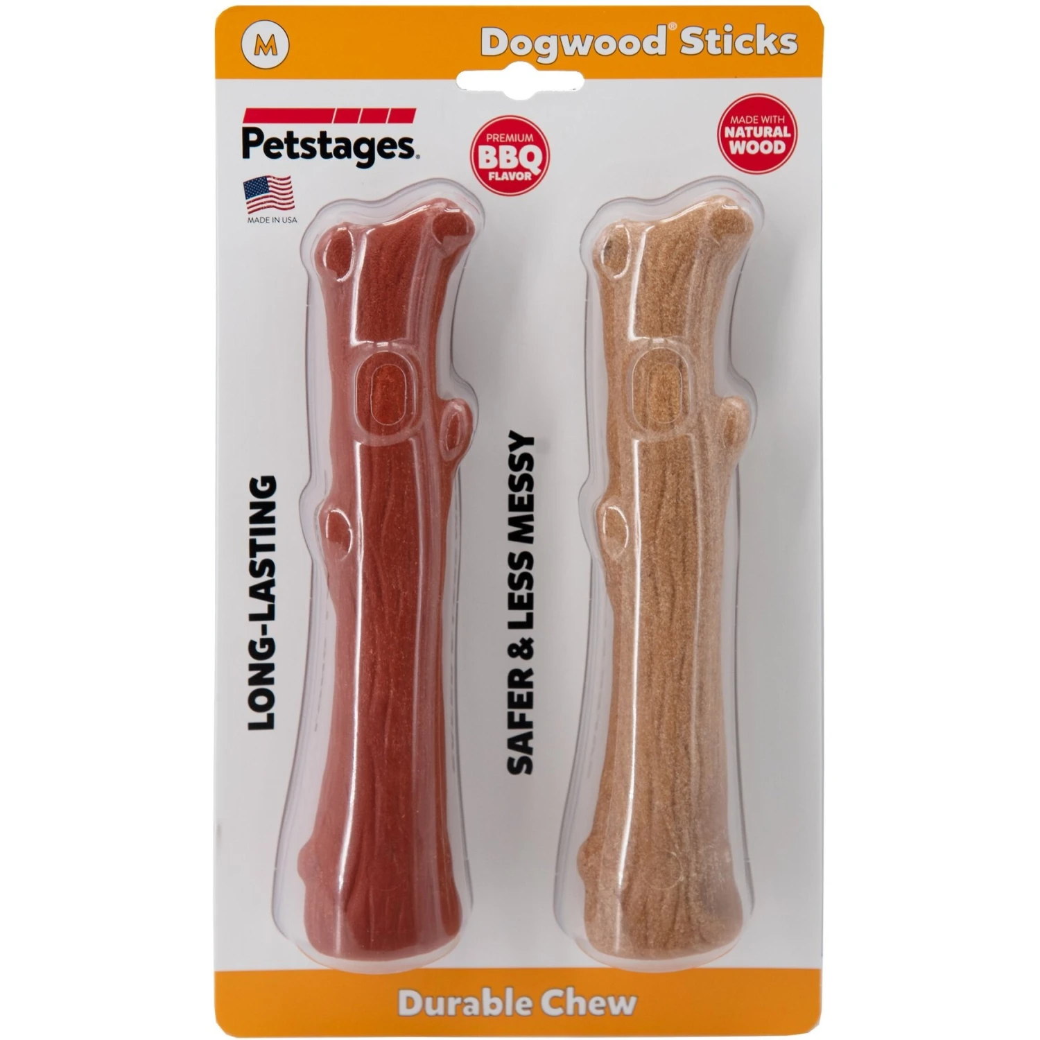 Petstages Dogwood BBQ & Natural Flavor Tough Dog Chew Toy - Image 8