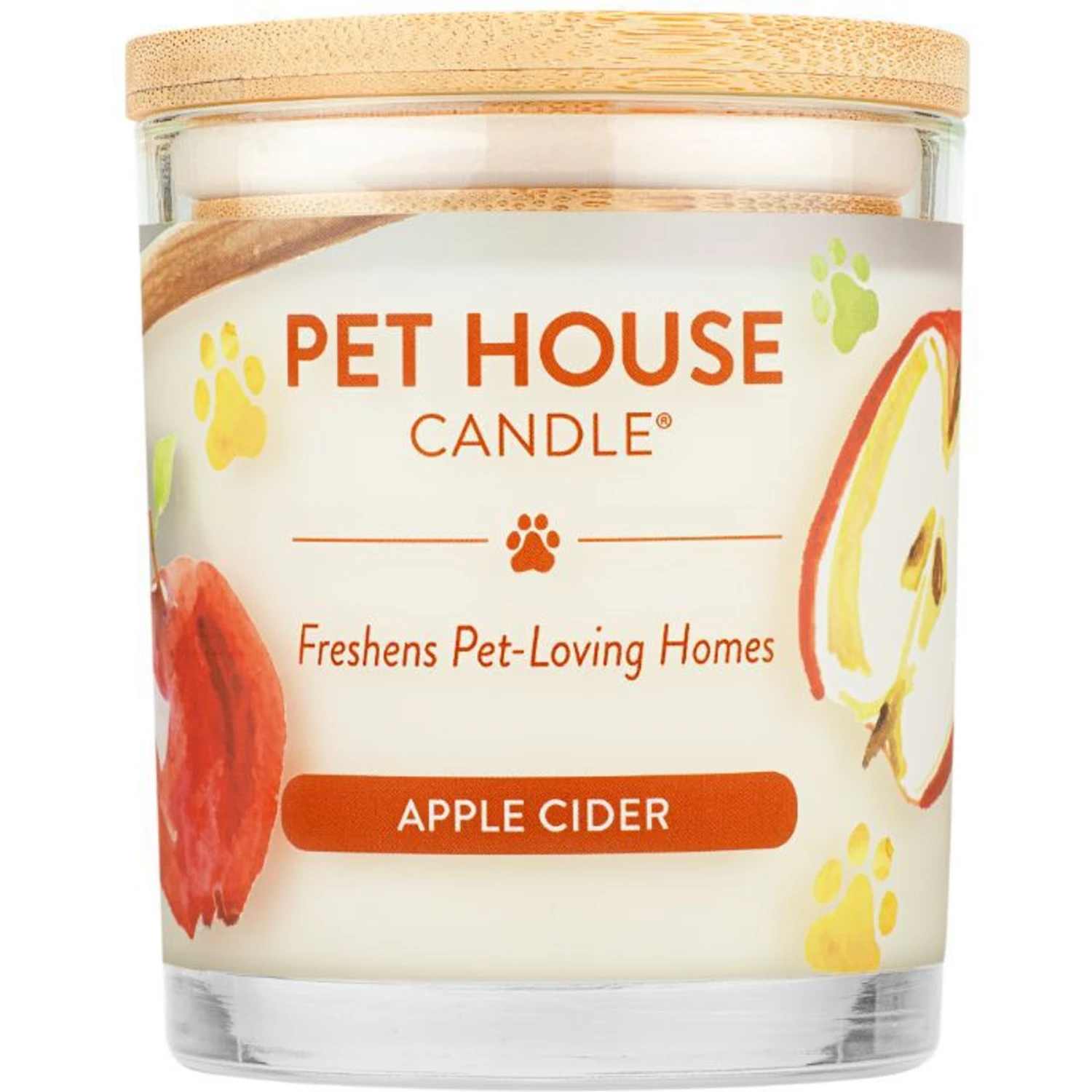 Pet House Apple Cider Natural Plant-Based Wax Candle