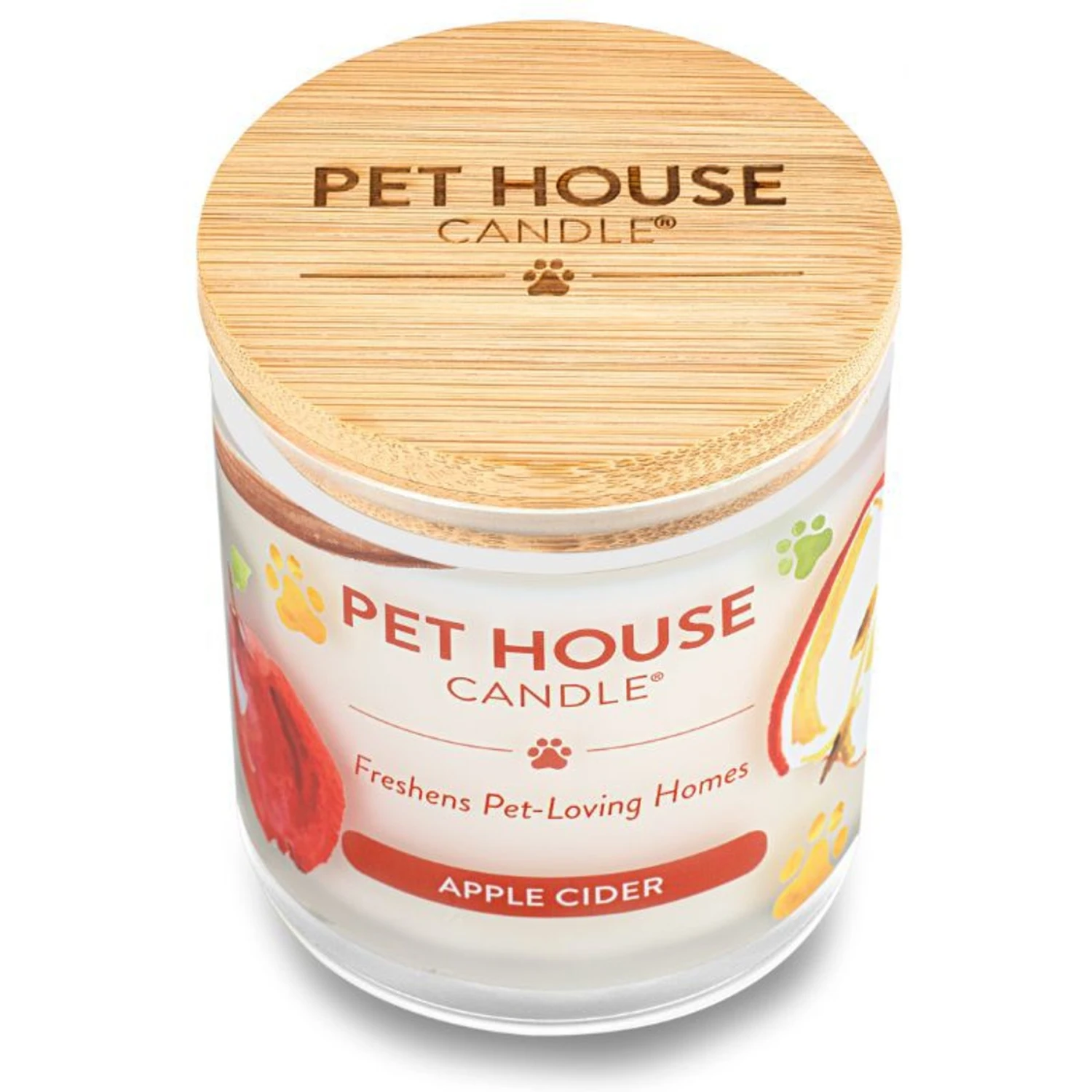 Pet House Apple Cider Natural Plant-Based Wax Candle - Image 2