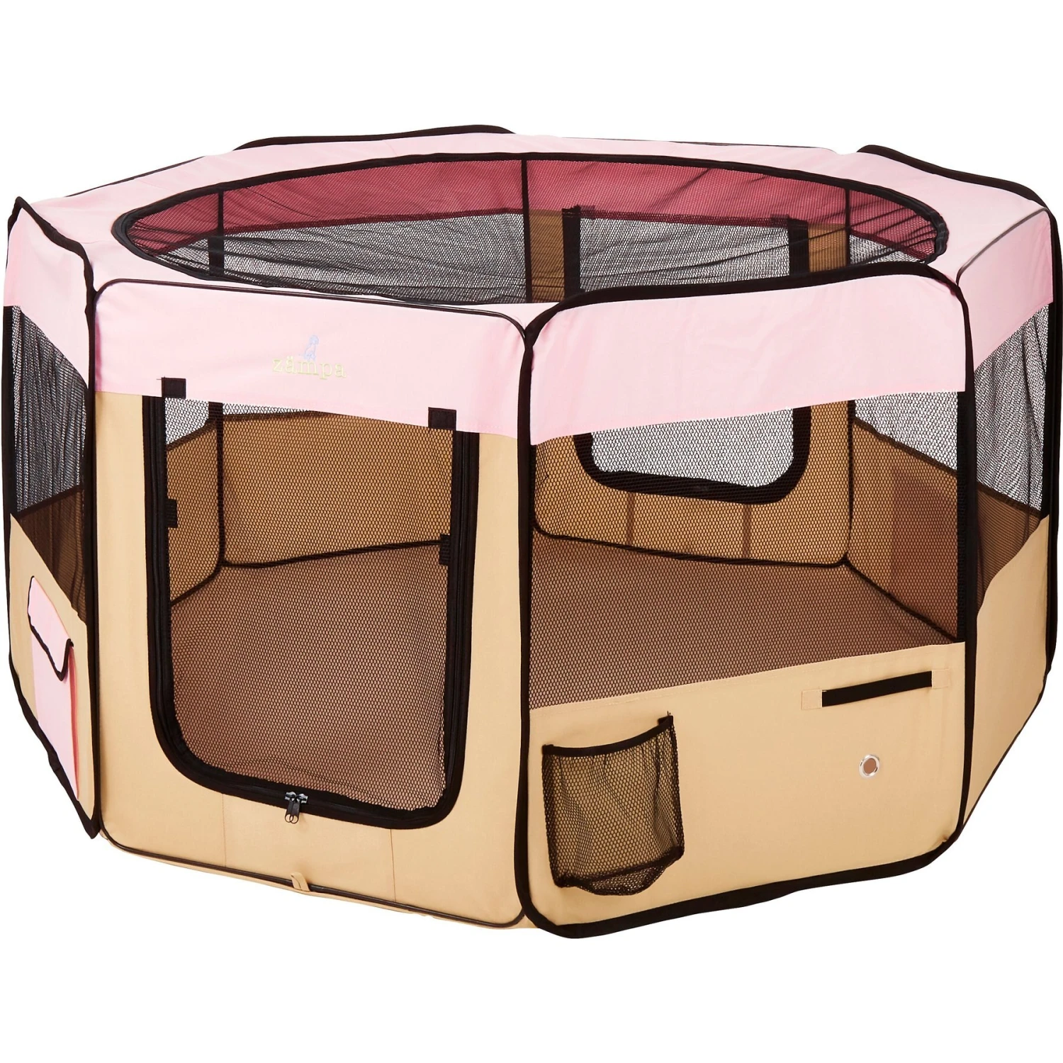 Zampa Pet Folding Soft-sided Dog & Cat Playpen - Image 2