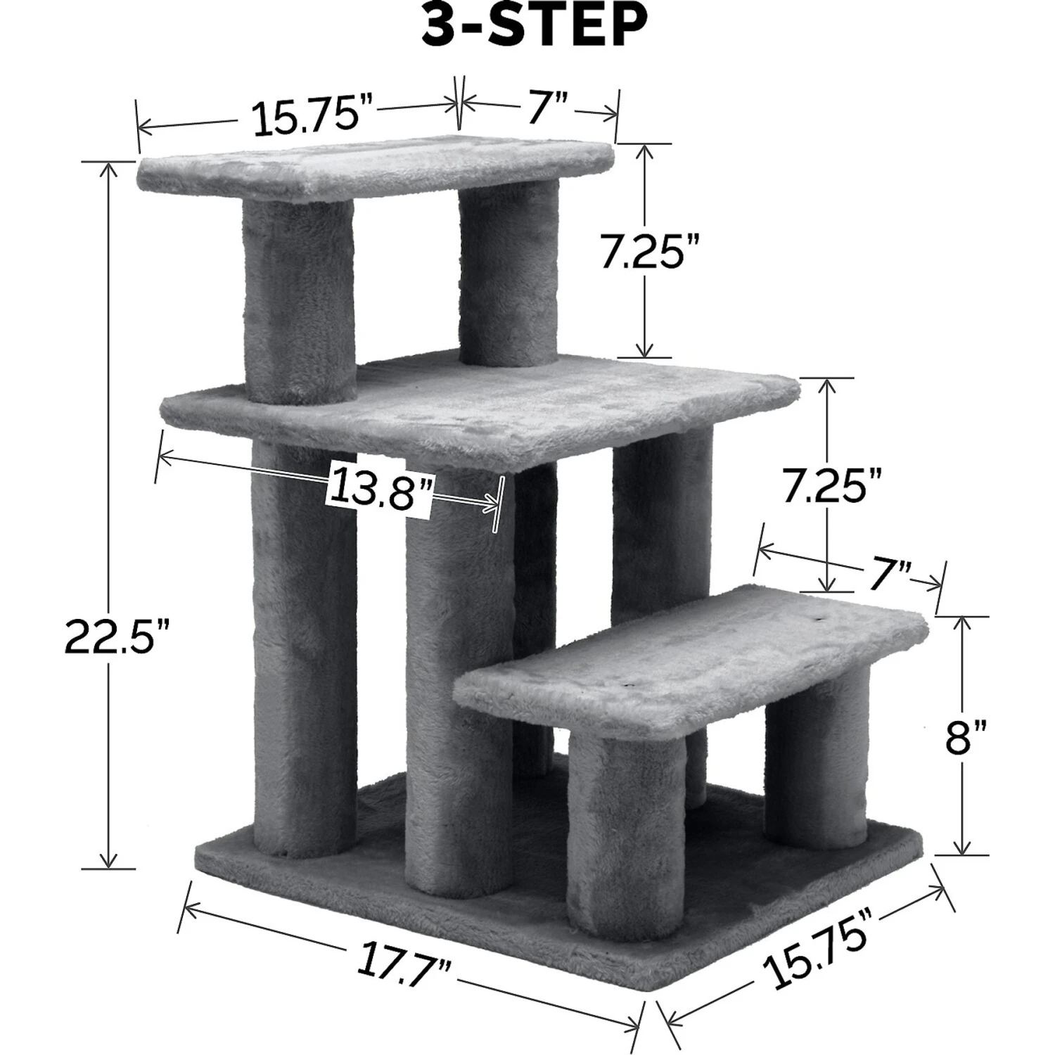 FurHaven Steady Paws Cat & Dog Stairs - Image 4