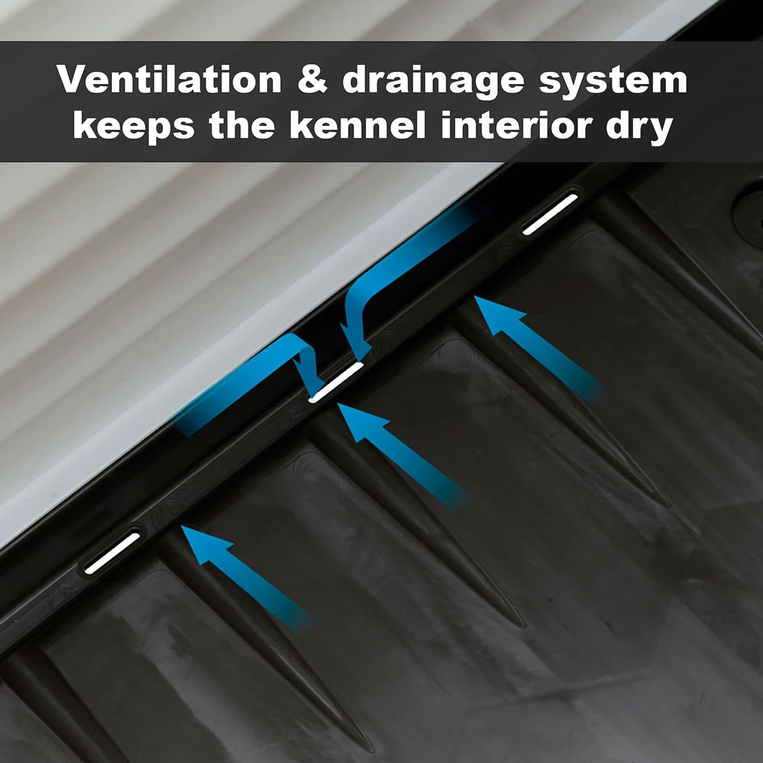 MidWest Ferplast Villa Dog Kennel With Folding Porch - Image 3