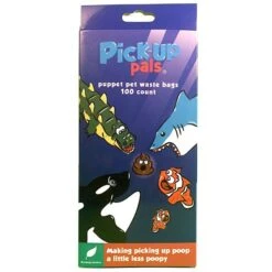 Pick Up Pals The Aquatic Pack Puppet Pet Waste Bags, 100 Count