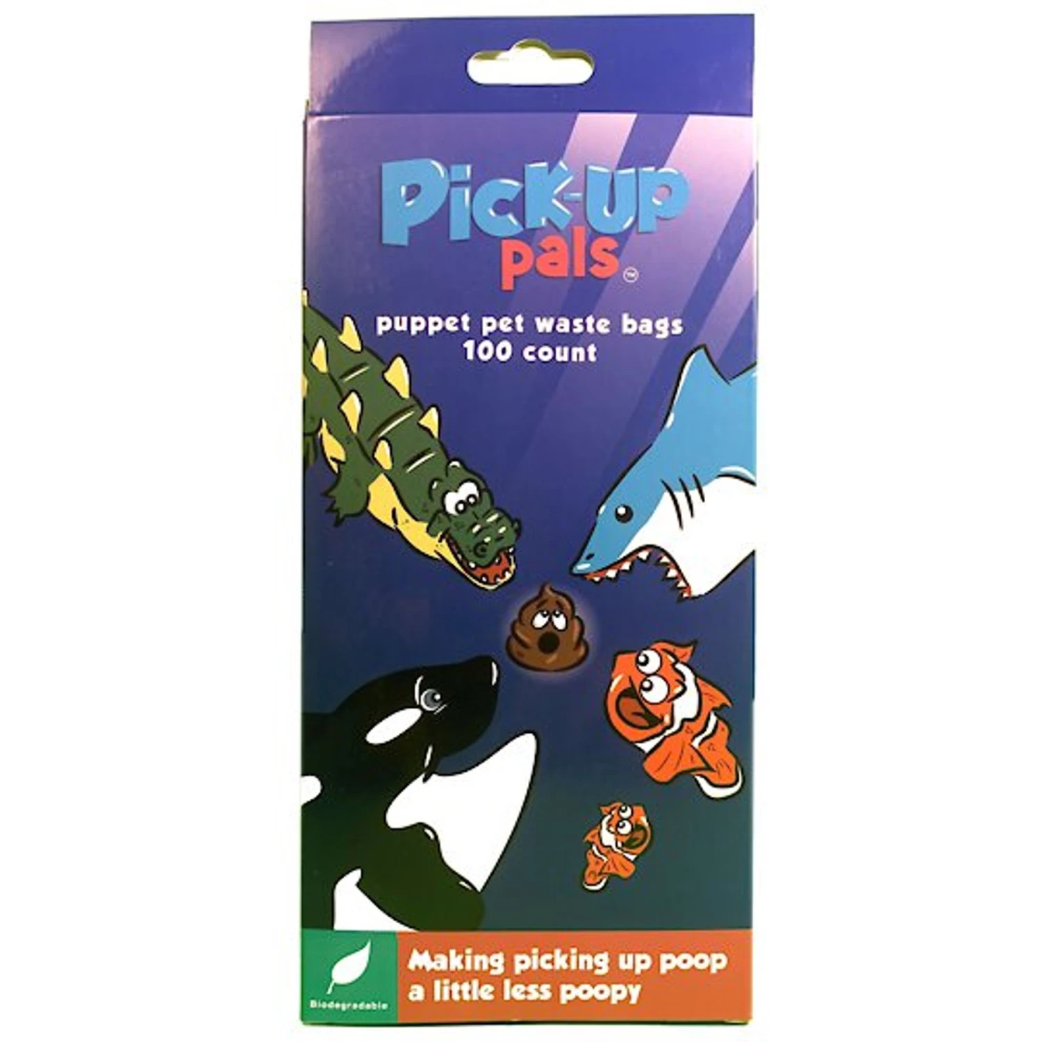 Pick Up Pals The Aquatic Pack Puppet Pet Waste Bags, 100 Count