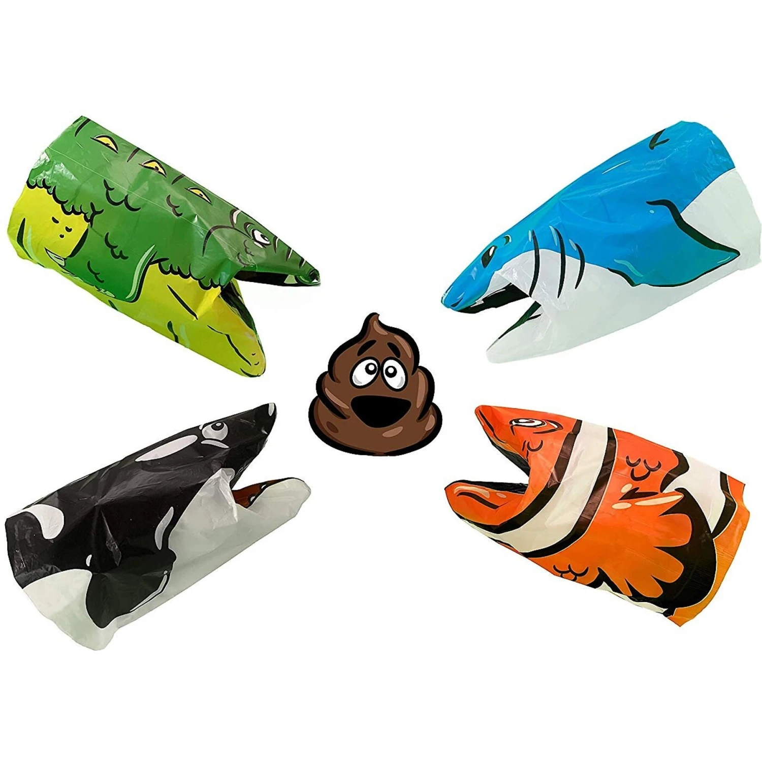 Pick Up Pals The Aquatic Pack Puppet Pet Waste Bags, 100 Count - Image 2