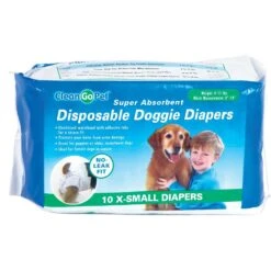 Clean Go Pet Super Absorbent Disposable Male & Female Dog Diapers