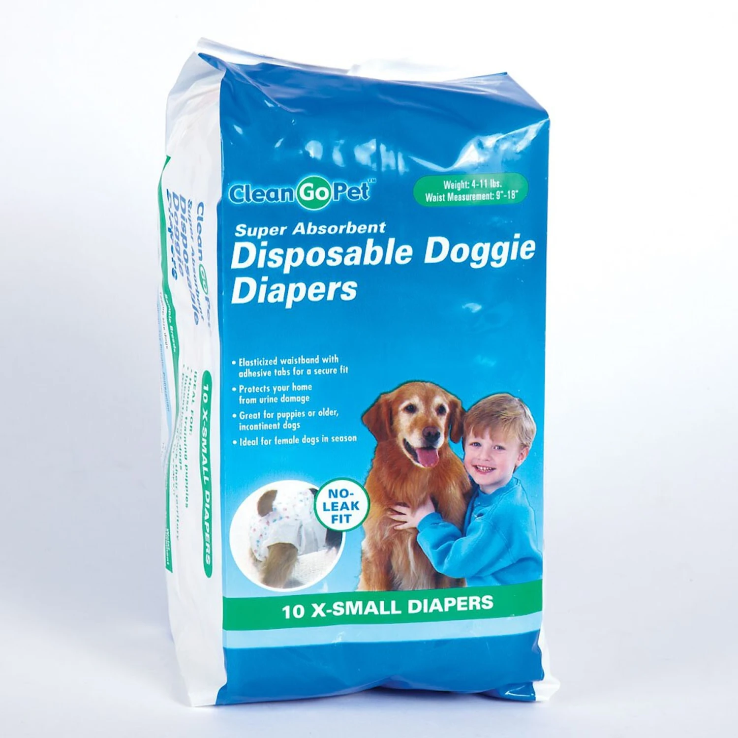 Clean Go Pet Super Absorbent Disposable Male & Female Dog Diapers - Image 4