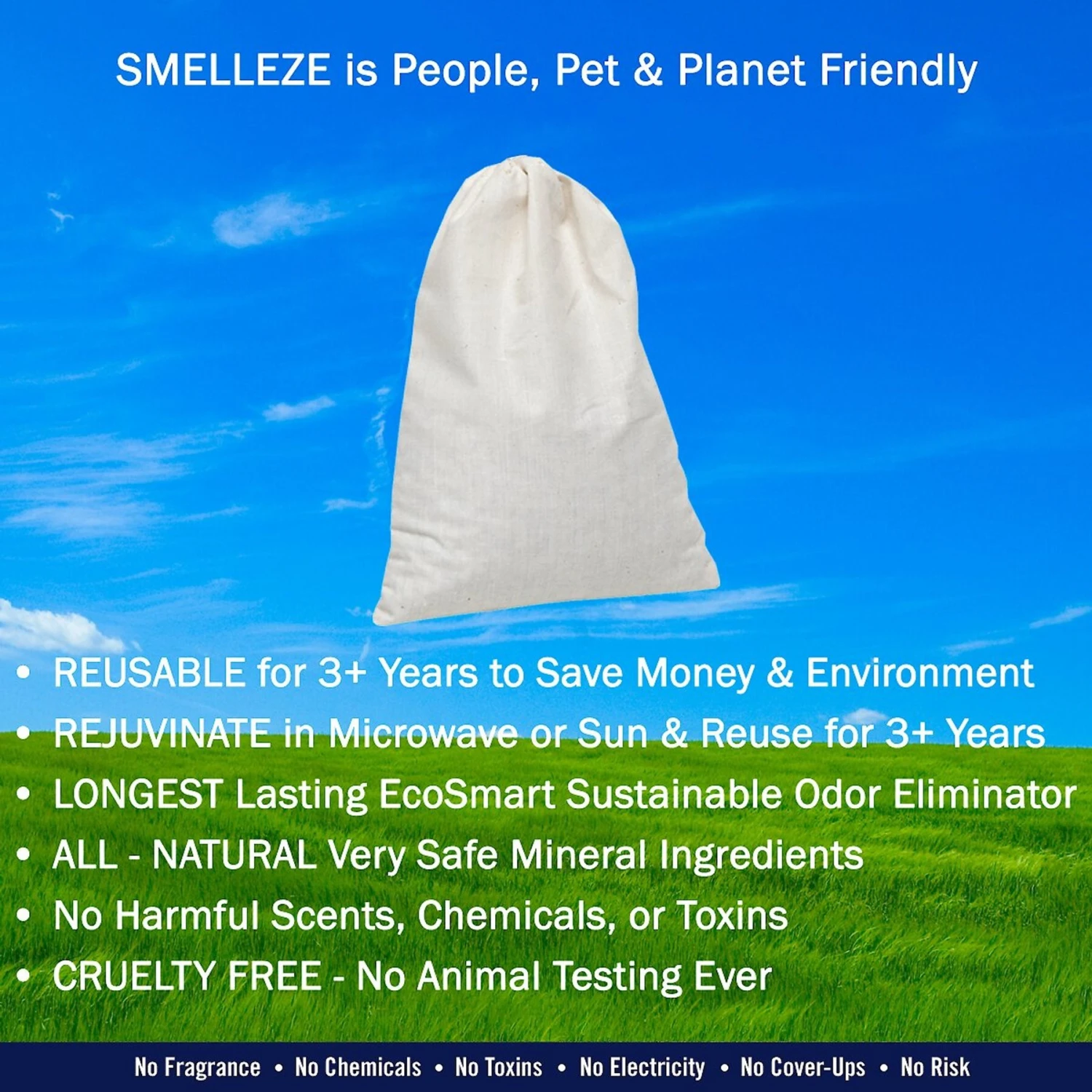 Smelleze Reusable Dead Rodent Odor Eliminator Deodorizer Pouch - Image 5