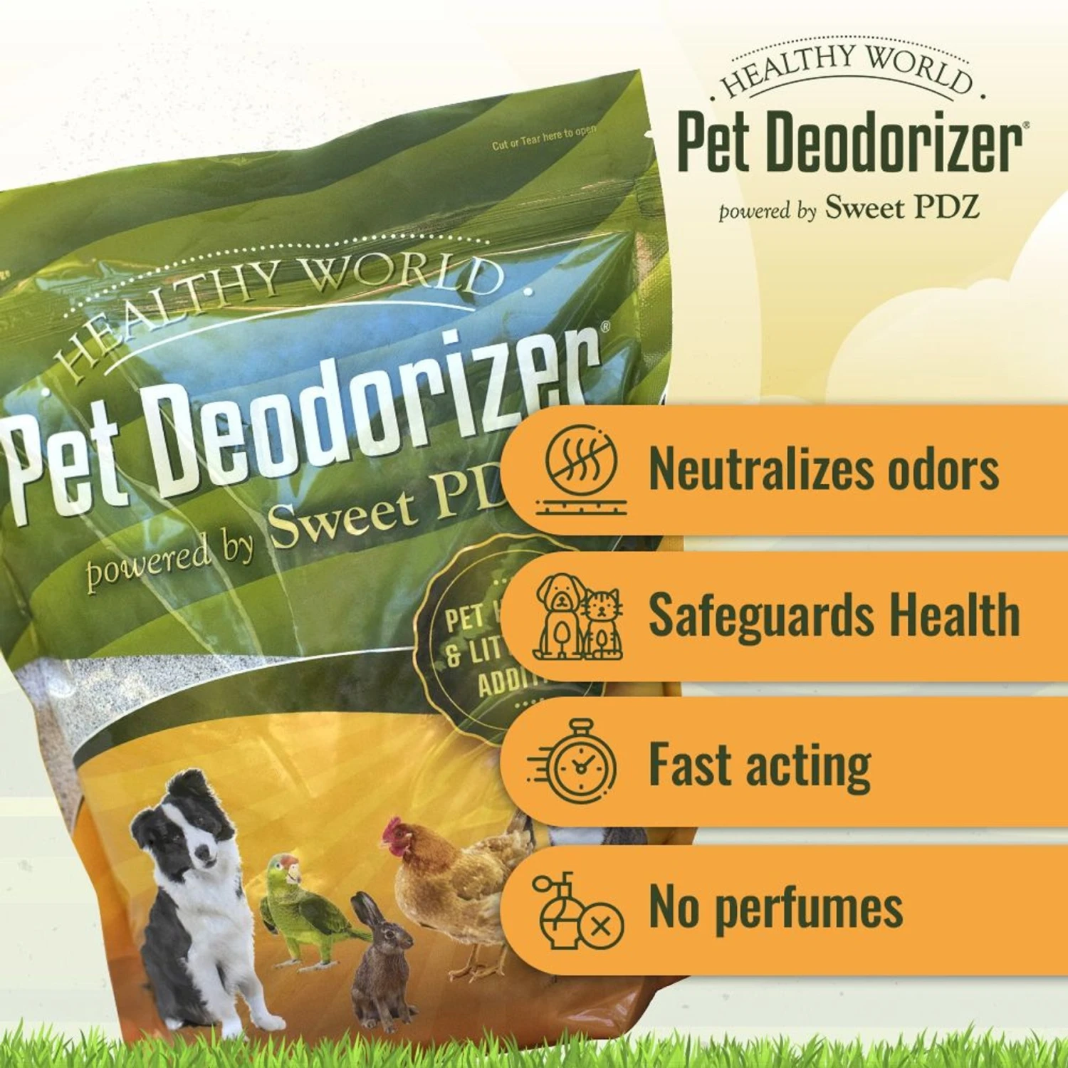 Healthy World Odor Control Pet Deodorizer, 3.5-lb Bag - Image 5