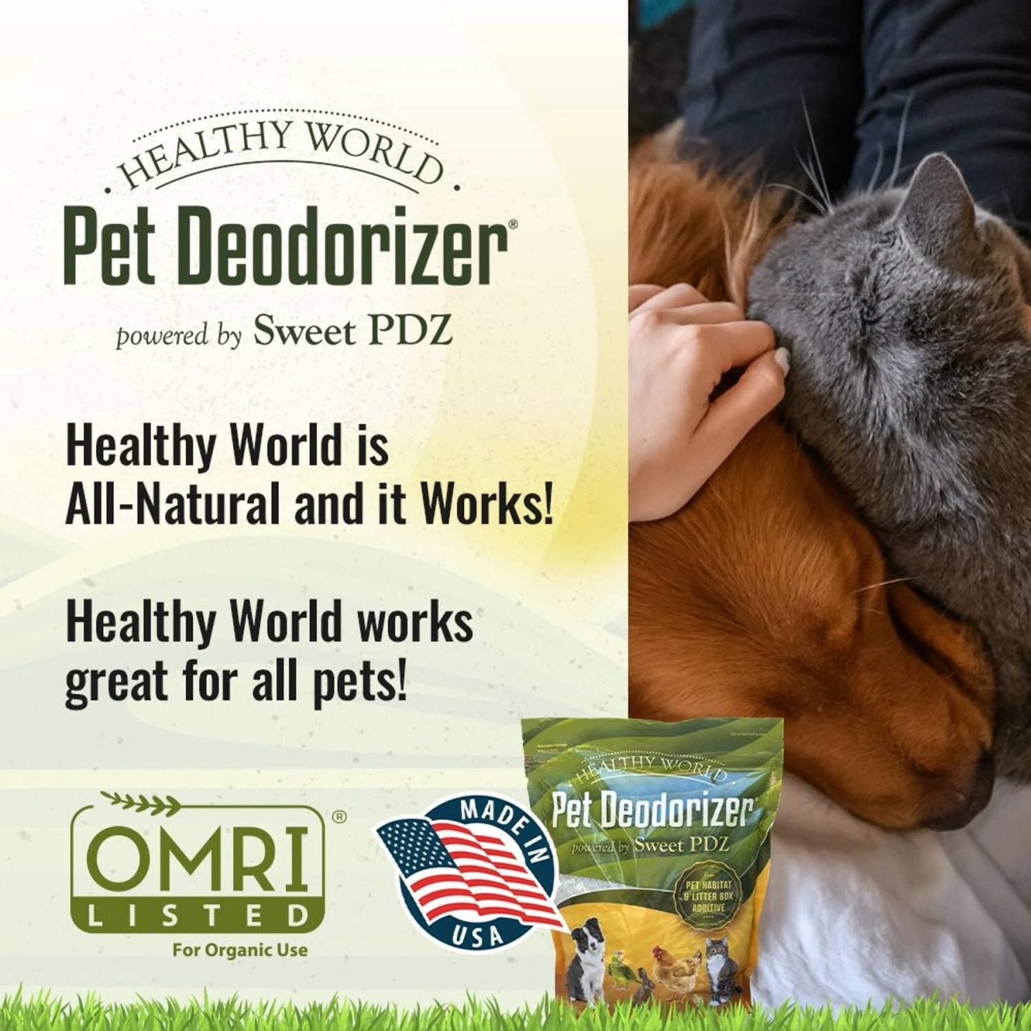 Healthy World Odor Control Pet Deodorizer, 3.5-lb Bag - Image 6