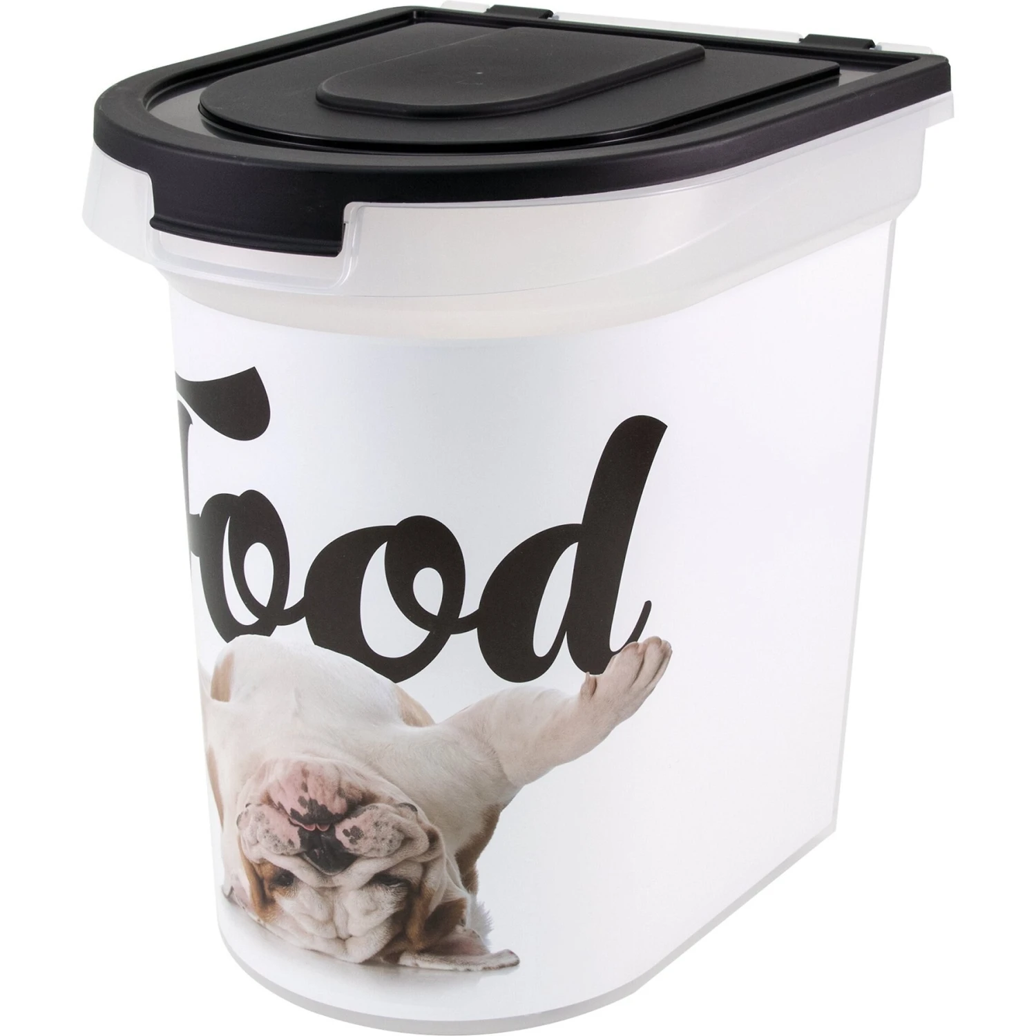 Paw Prints Bulldog Pet Food Storage Container, 26-lb - Image 5