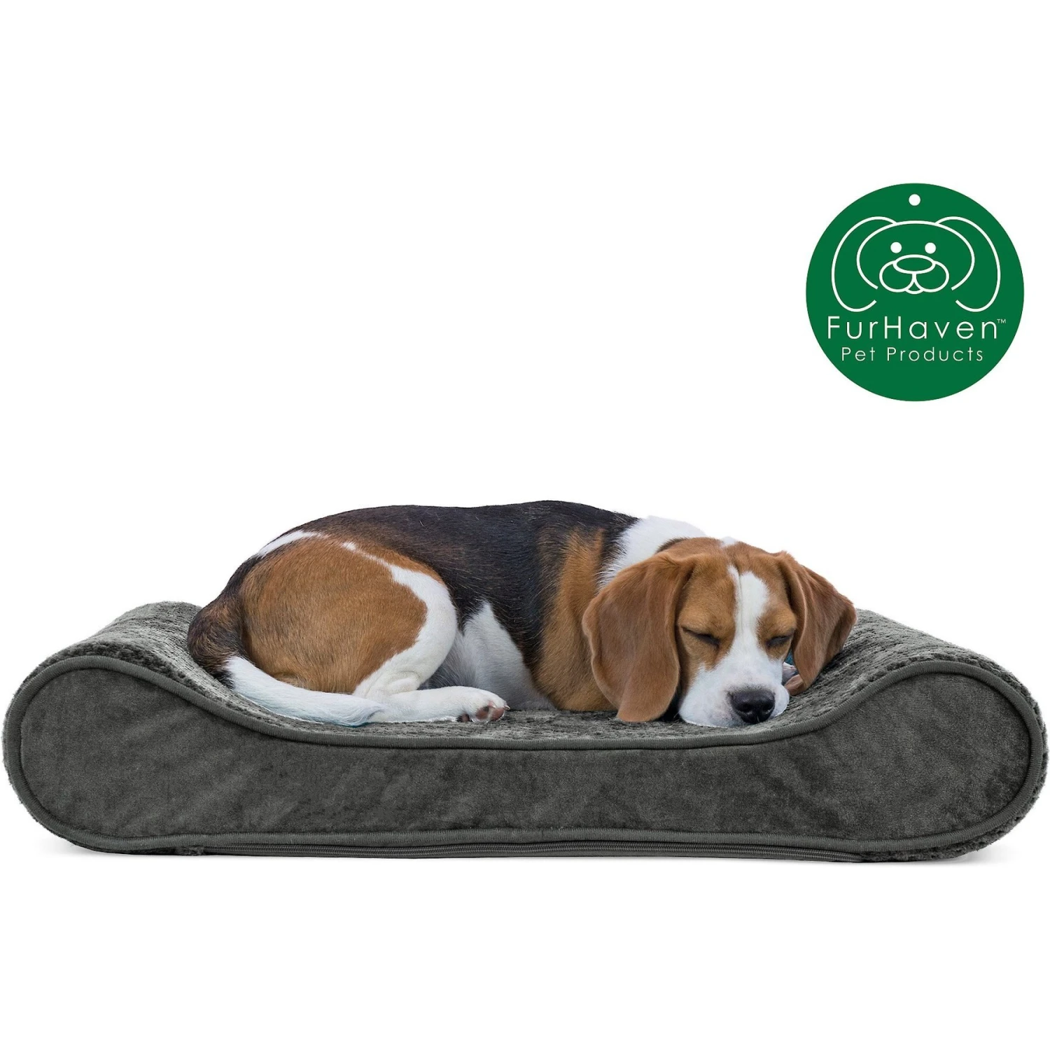 FurHaven Minky Plush Luxe Lounger Orthopedic Cat & Dog Bed With Removable Cover - Image 4