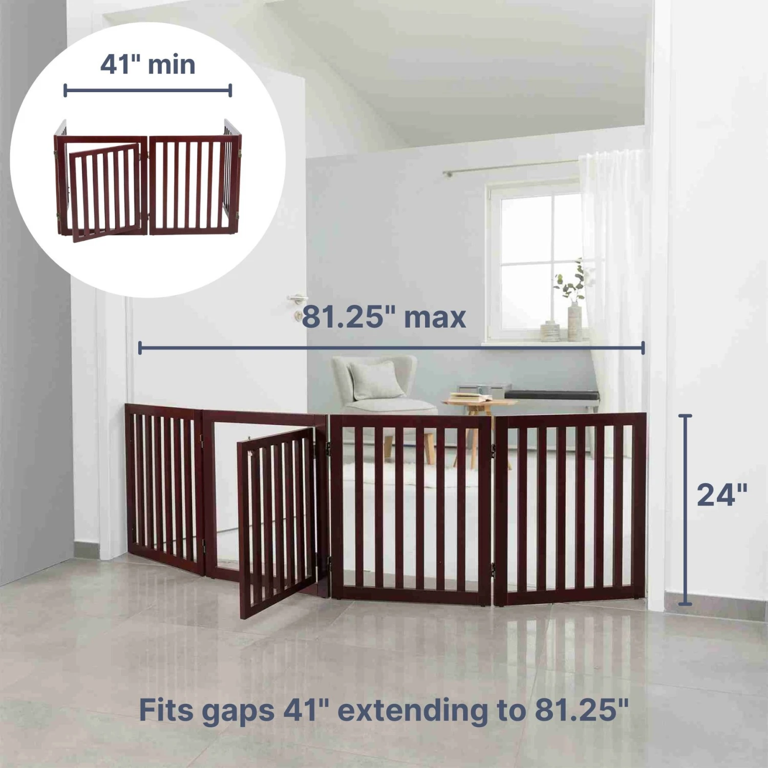 TRIXIE Wooden Dog Gate - Image 2