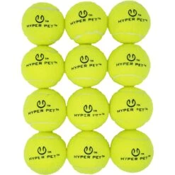 Hyper Pet Tennis Balls Dog Toy, 12 Count
