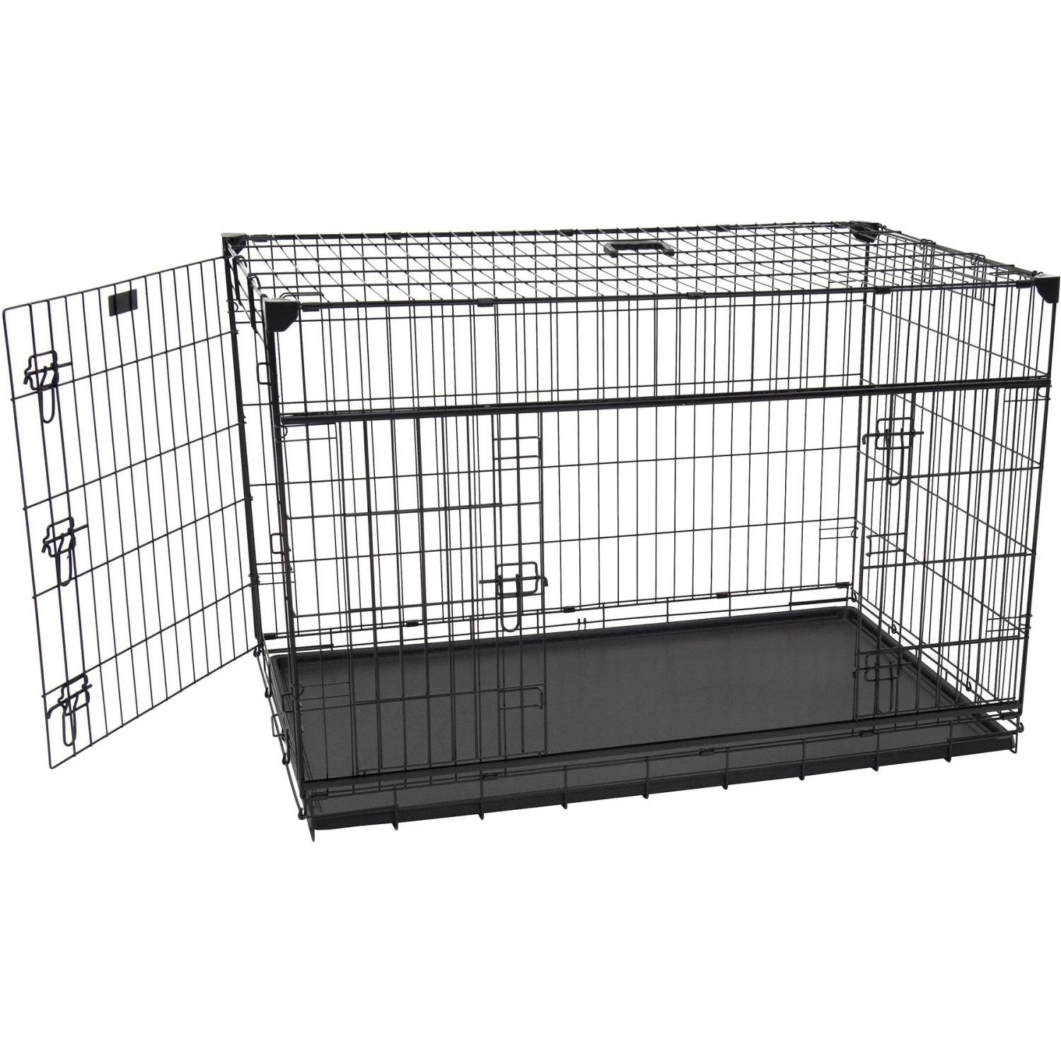 Lucky Dog Sliding Double Door Wire Dog Crate - Image 6