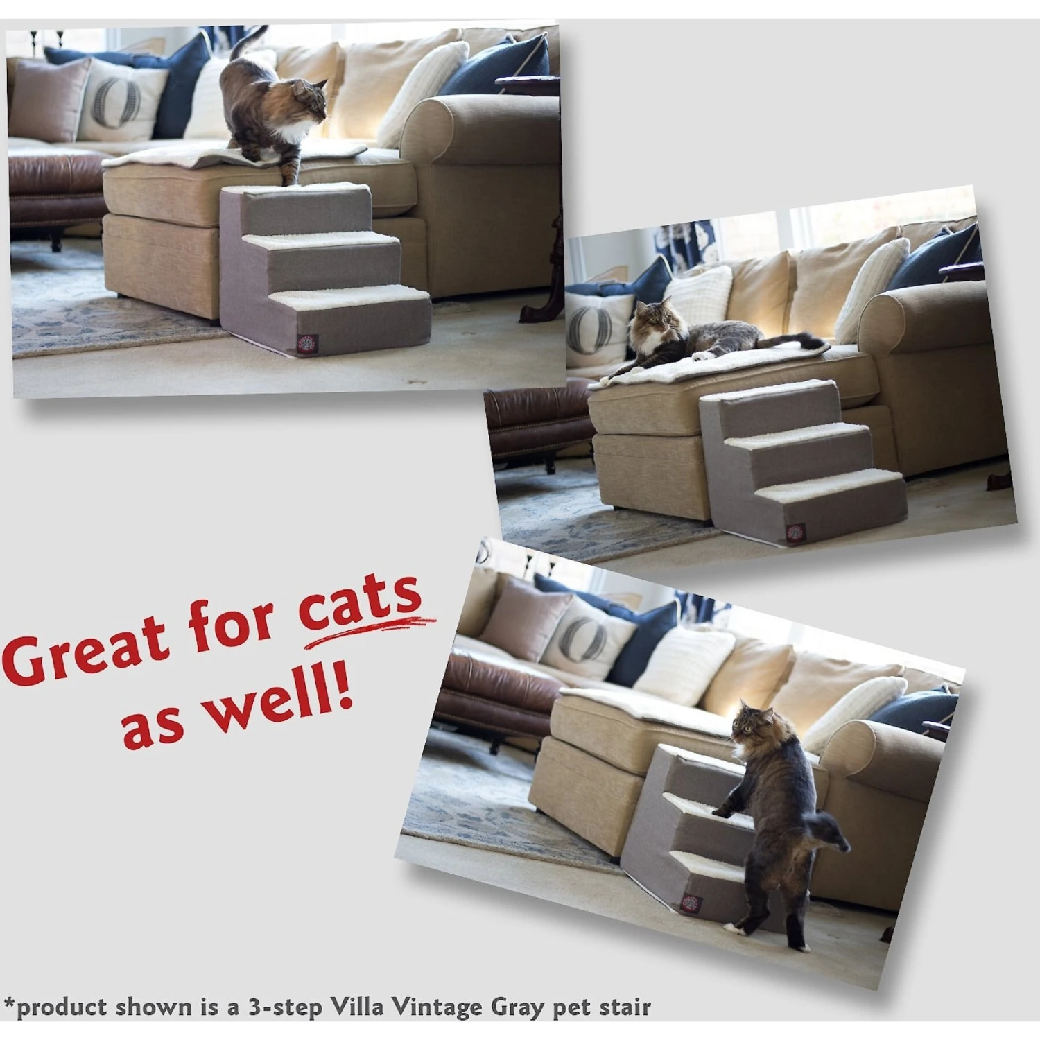 Majestic Pet Anderson Check Cat & Dog Stairs - Image 6