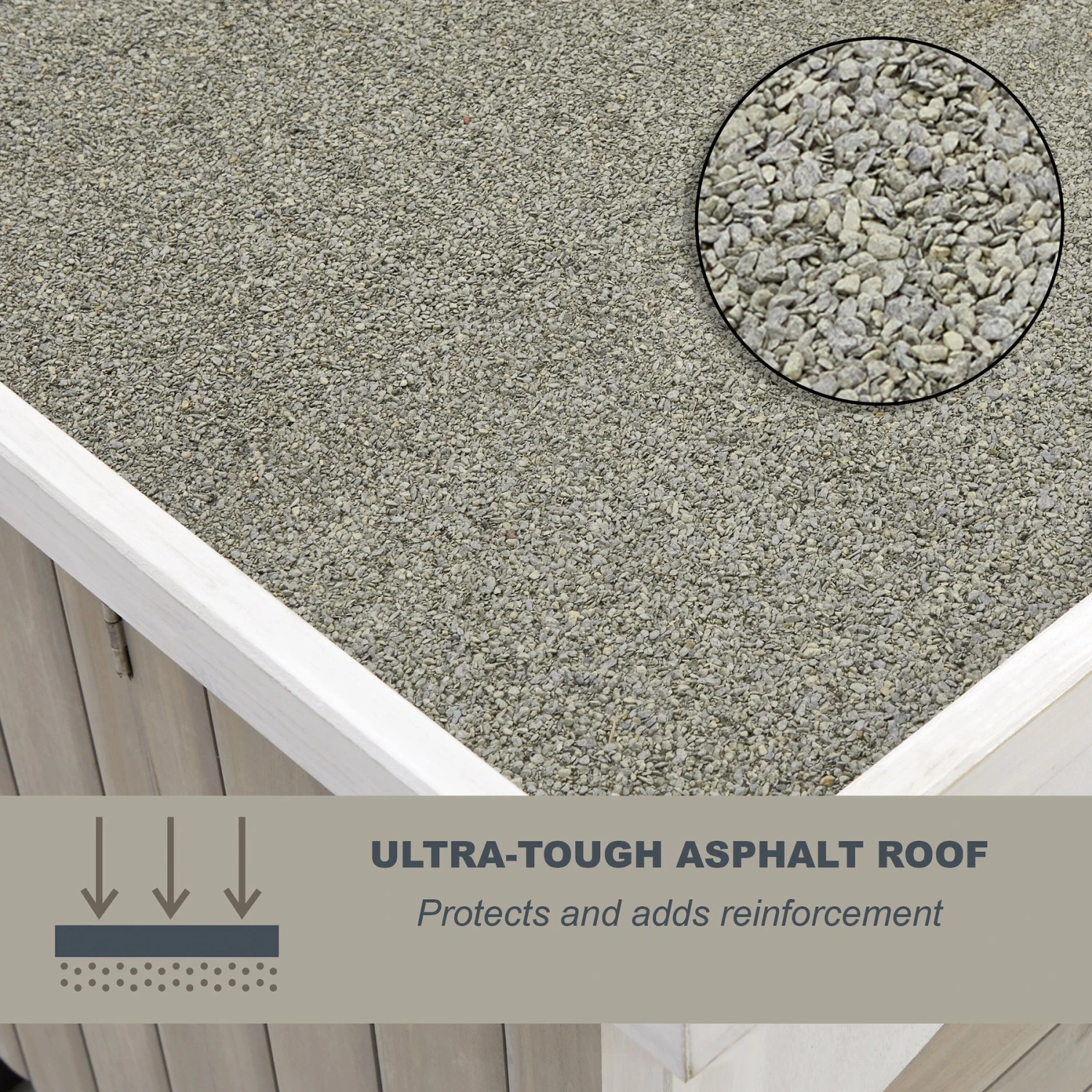 MidWest Eillo Folding Outdoor Wood Dog House, Beige - Image 5