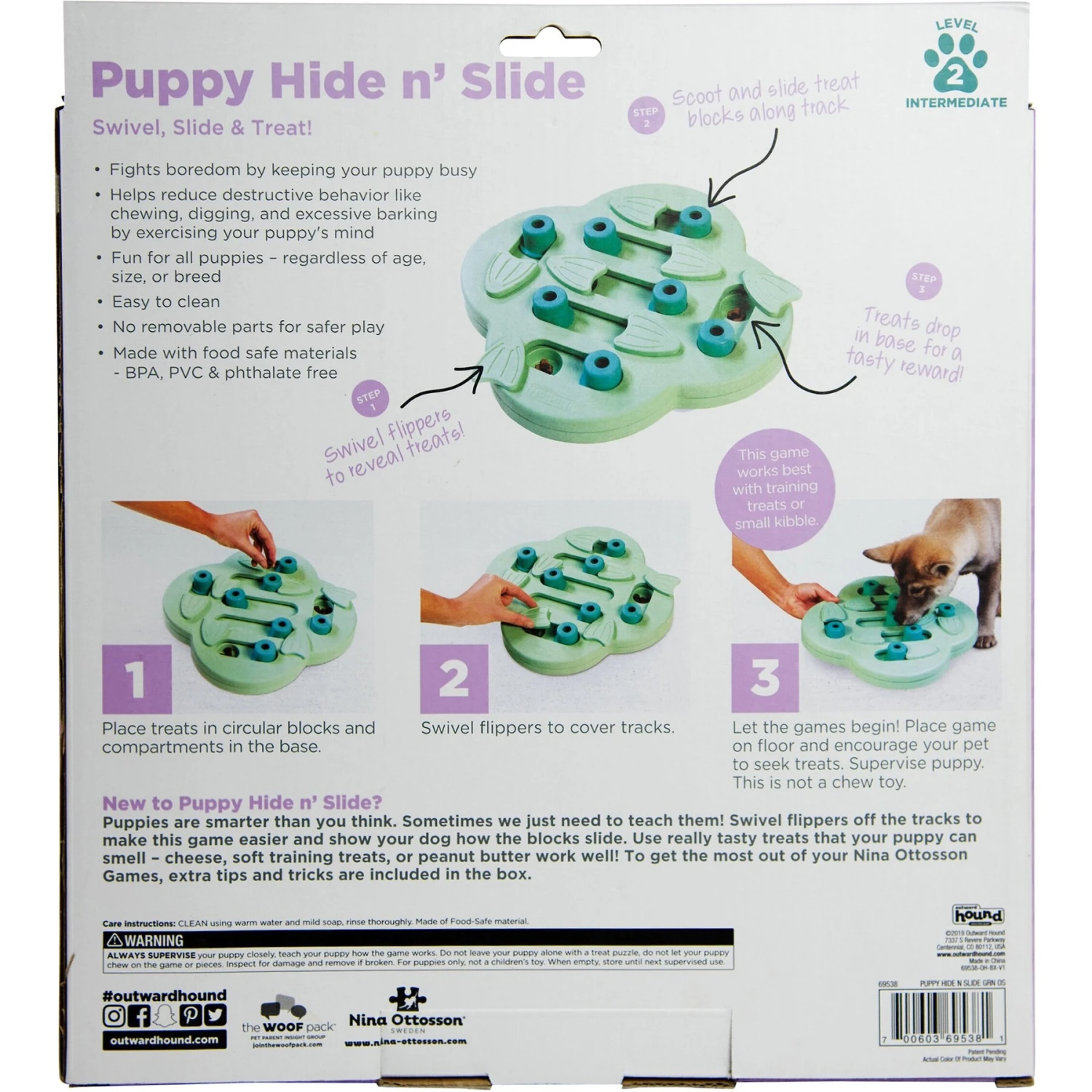 Nina Ottosson By Outward Hound Dog Hide N Slide Dog Toy - Image 9