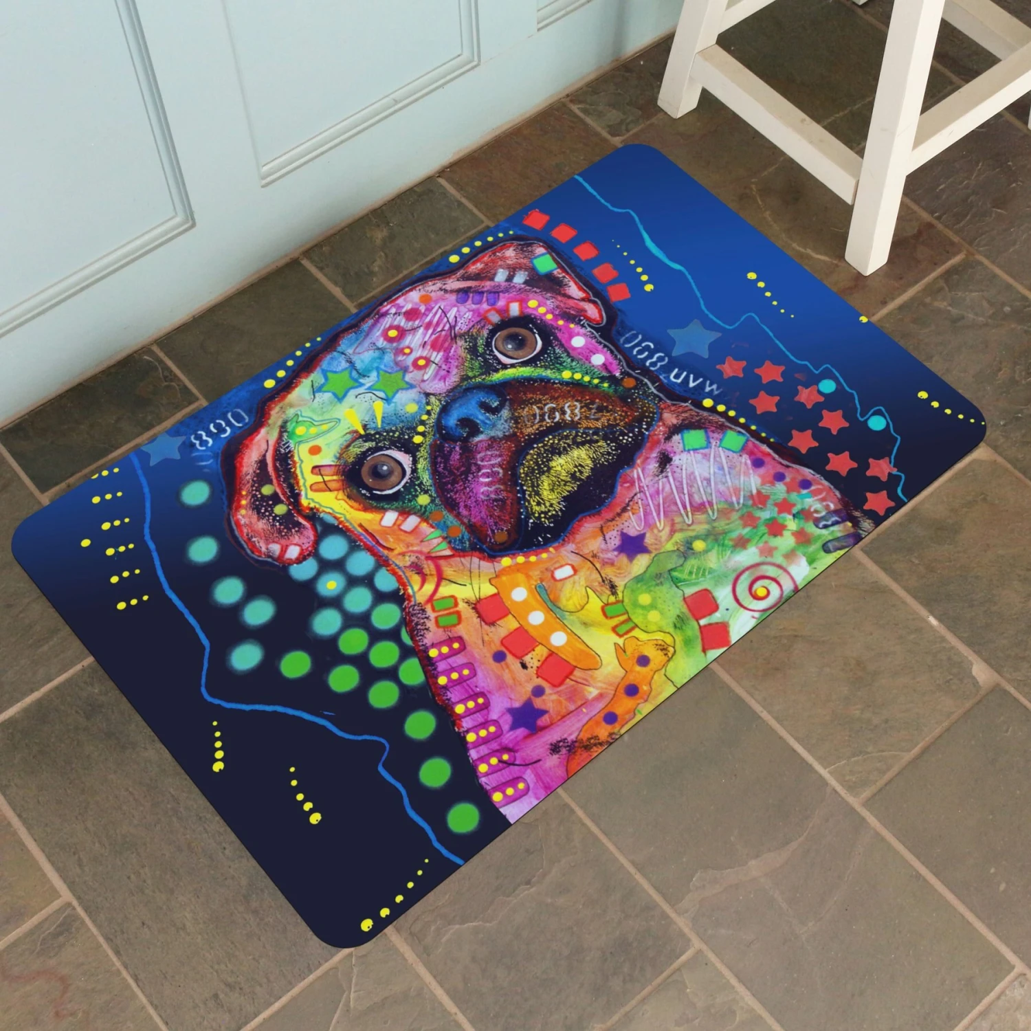 Bungalow Flooring Pug By Dean Russo Place Dog Mat, 36 X 23-in - Image 3