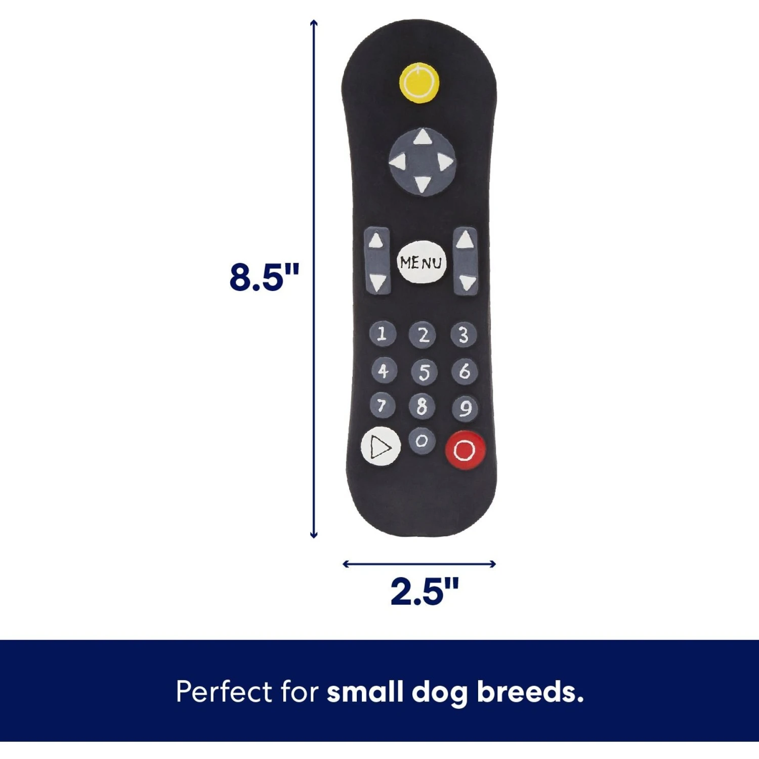 Frisco Zoomies & Chill Remote Latex Squeaky Dog Toy - Image 2