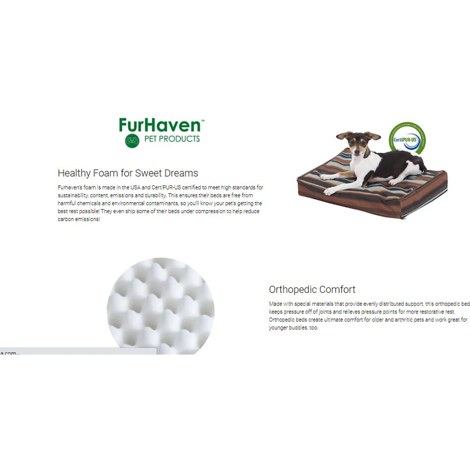 FurHaven Orthopedic Plush & Suede Sofa Dog & Cat Bed & Blanket, Gray, Large - Image 9